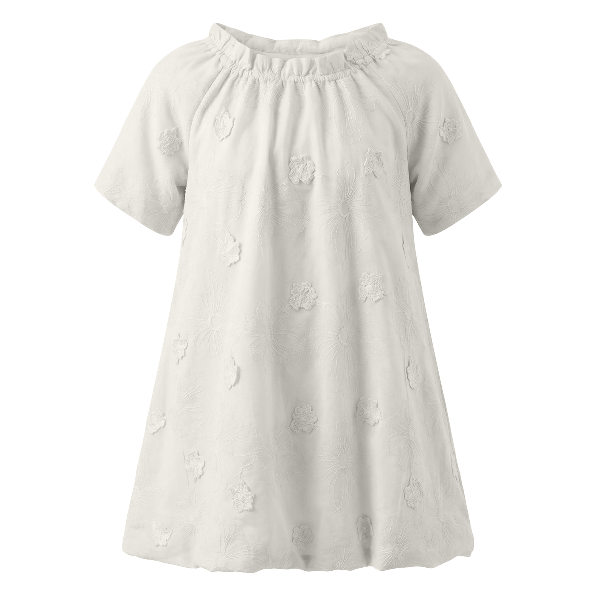 Floral Embroidery Applique Dress in Ivory by Posie & Pistachio