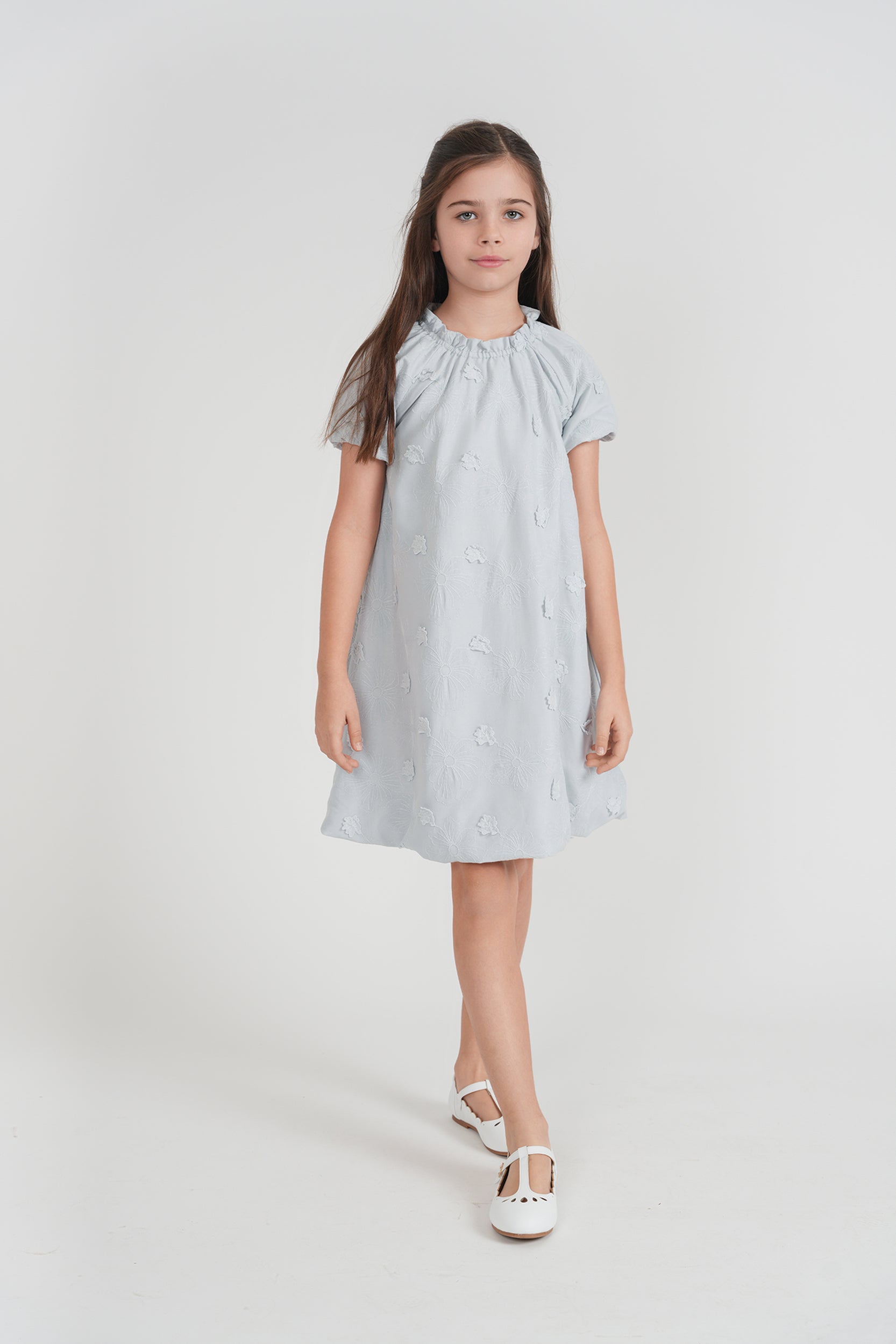 Floral Embroidery Applique Dress in by Posie & Pistachio