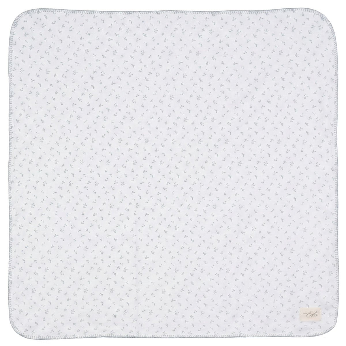 Branch Print Blanket in Cream Blue One Size by Bebe Bella