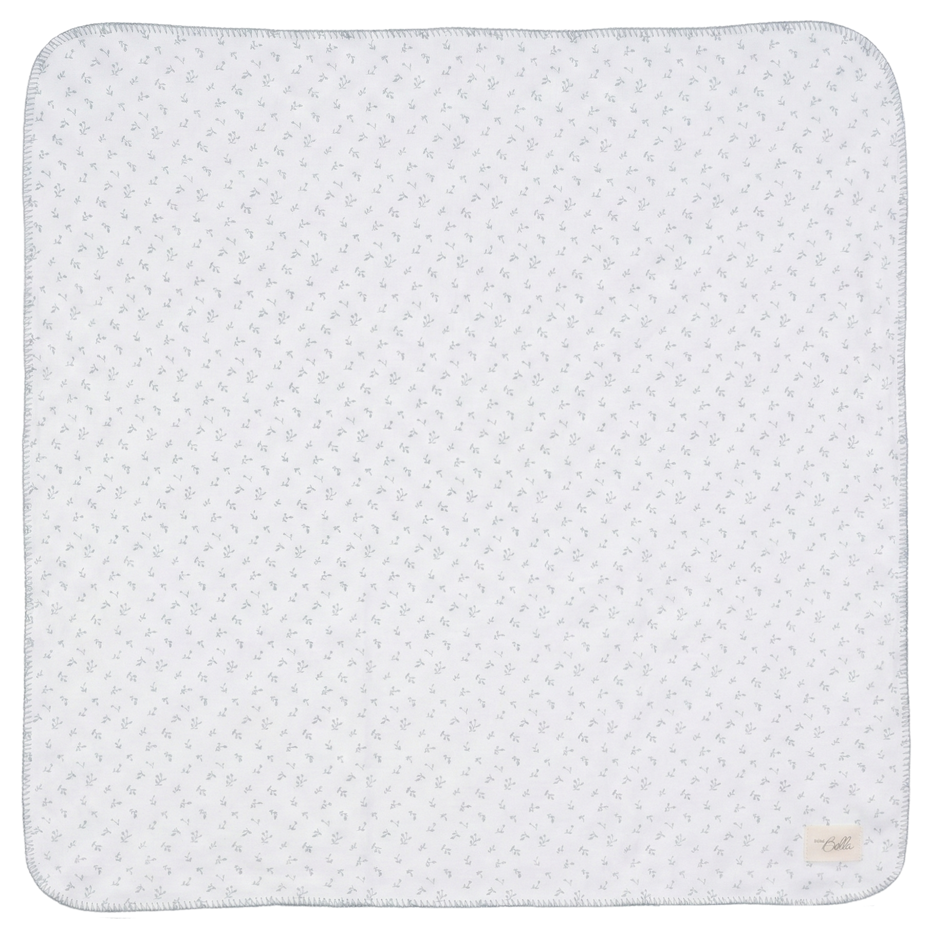 Branch Print Blanket in Cream Blue One Size by Bebe Bella