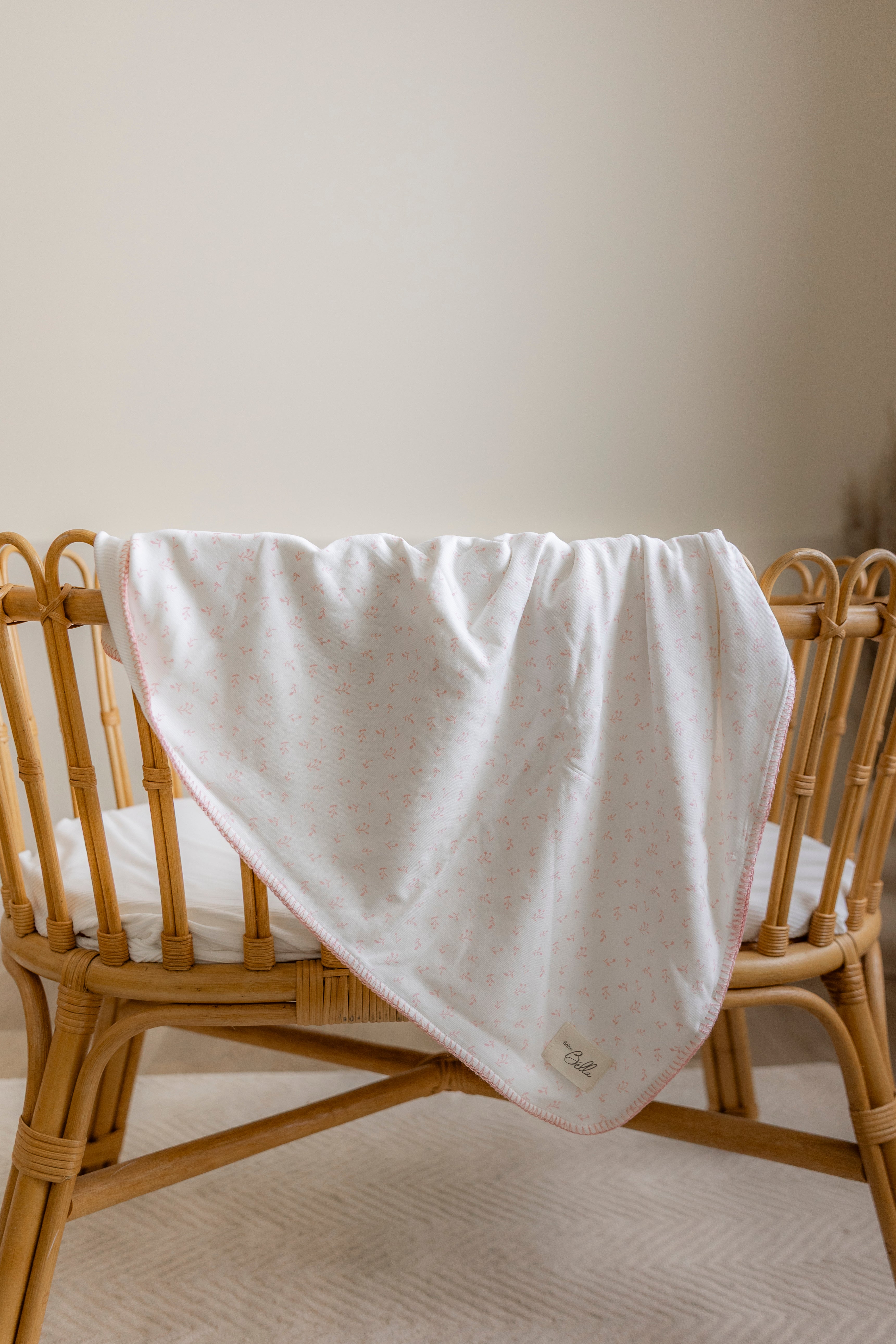 Branch Print Blanket in by Bebe Bella