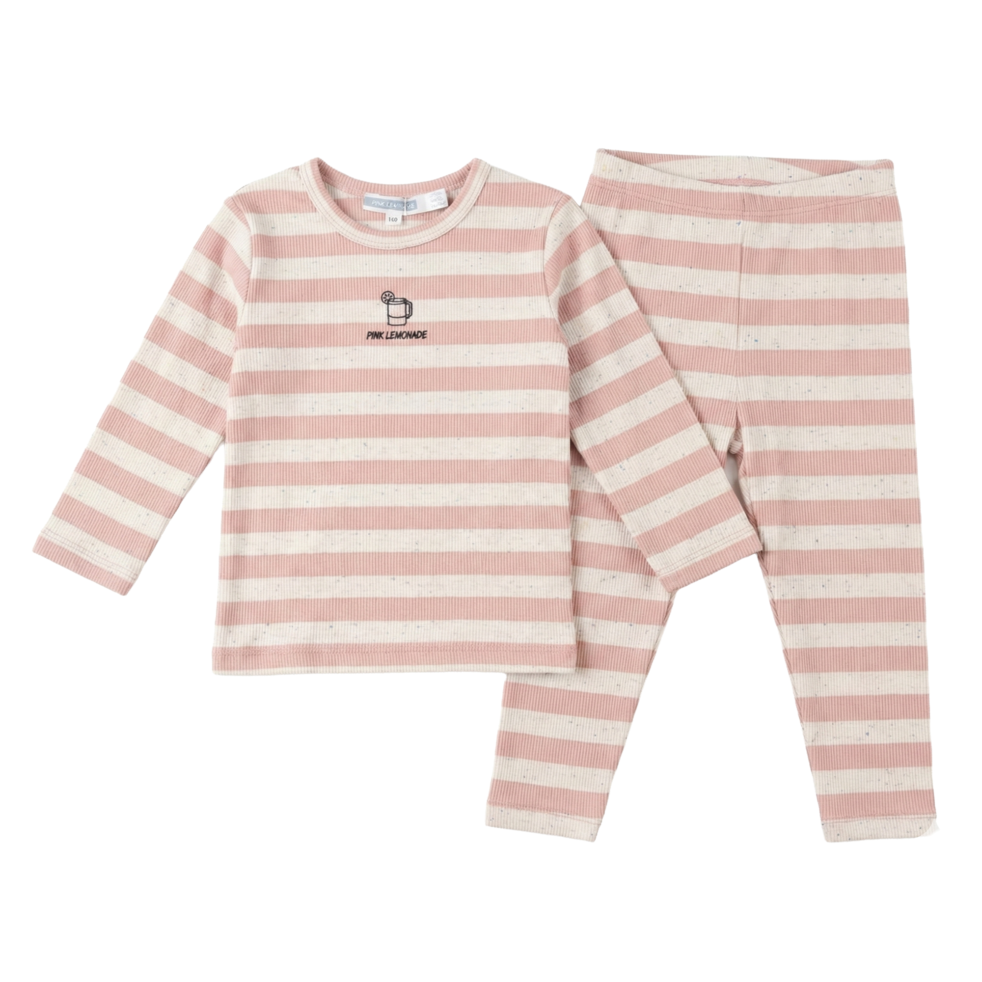 Striped Speckled Set in Pink by Whipped Cocoa