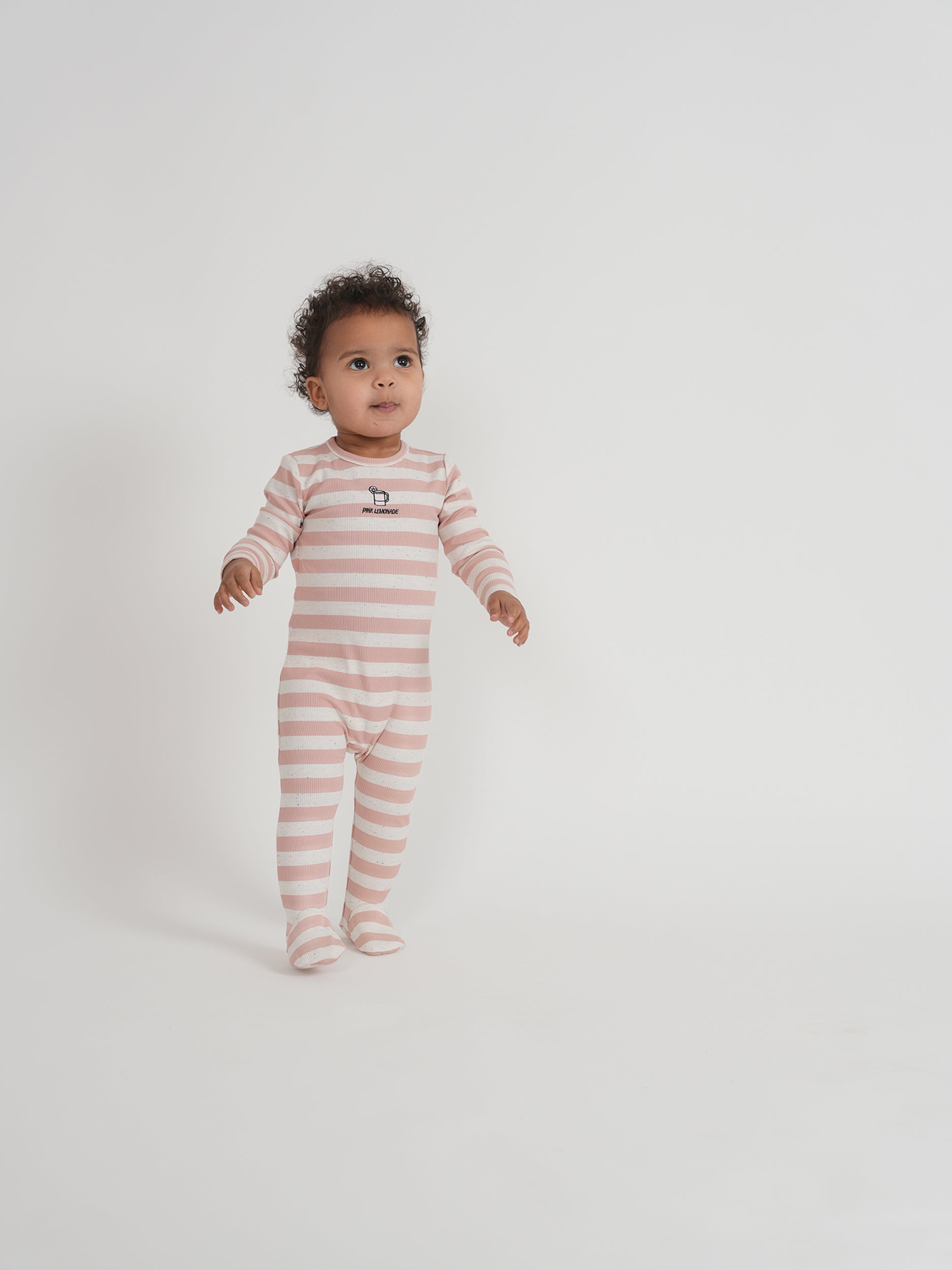 Stripe Onesie in by Whipped Cocoa