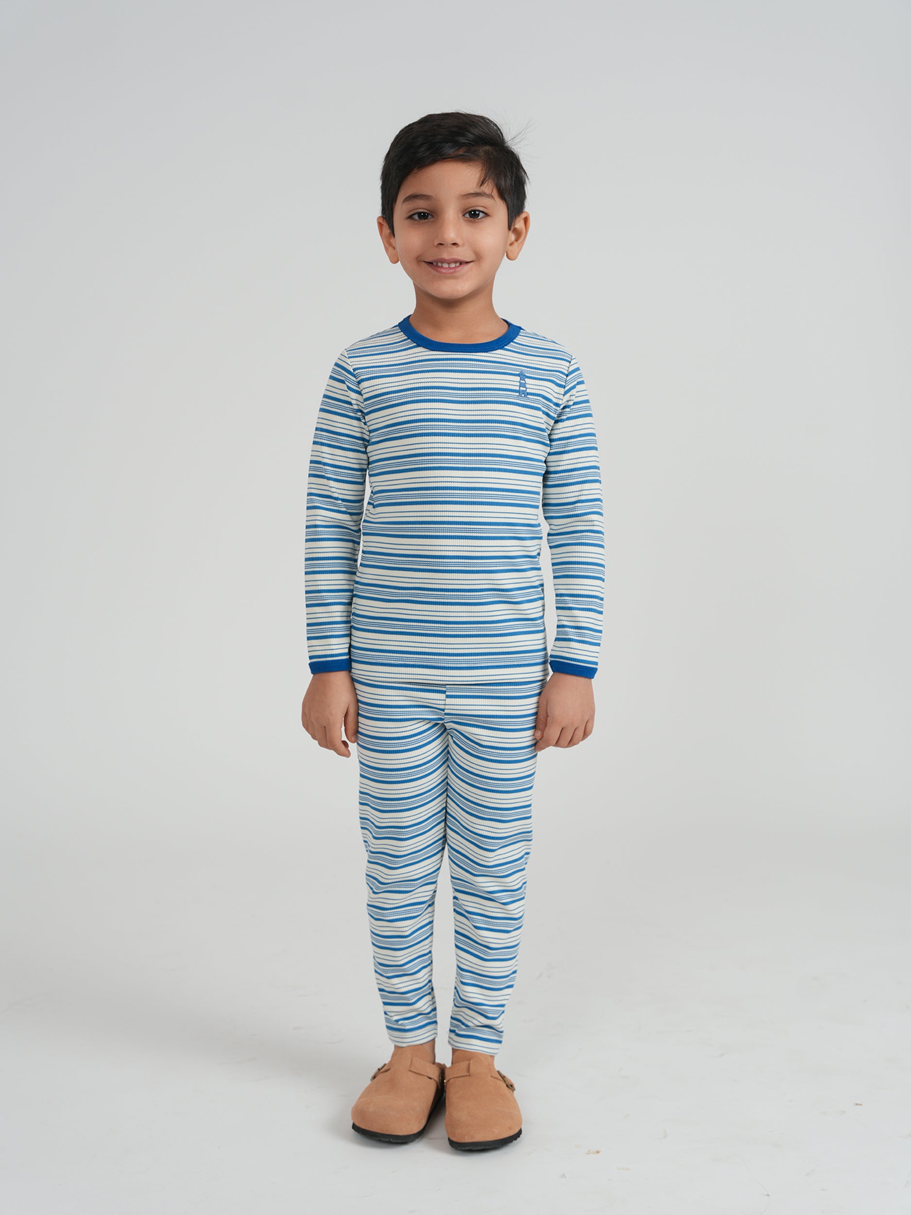 Stripped Lighthouse Set in by Whipped Cocoa