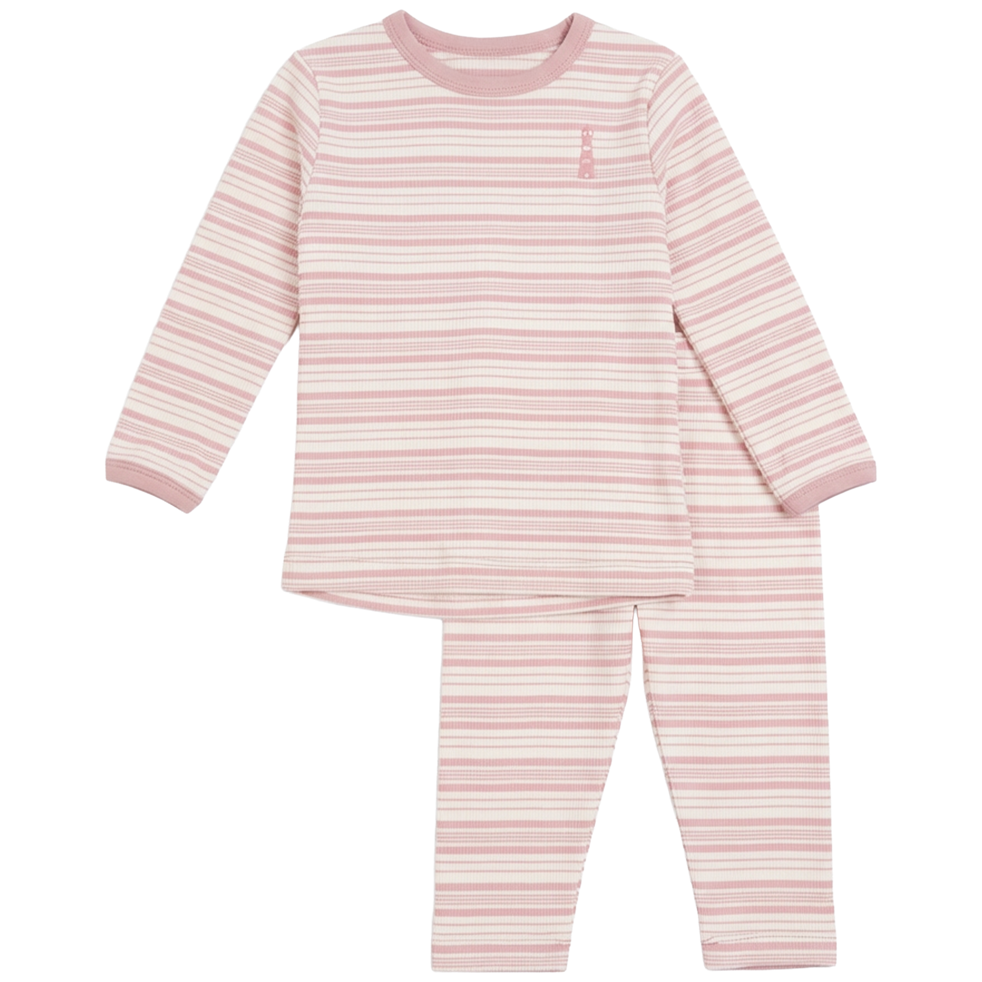 Stripped Lighthouse Set in Pink by Whipped Cocoa