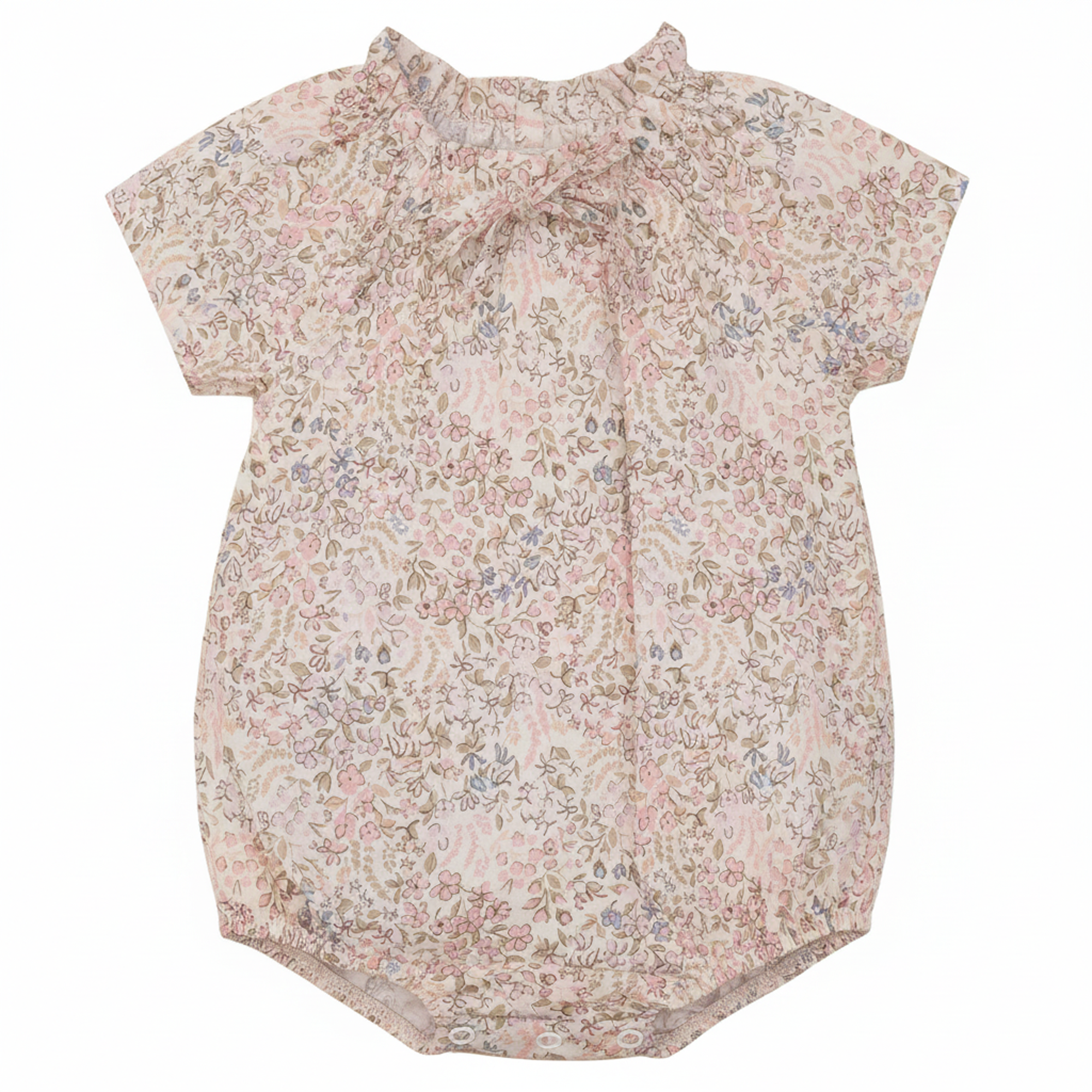 Floral Print Bubble in Cream by Jolie Capri