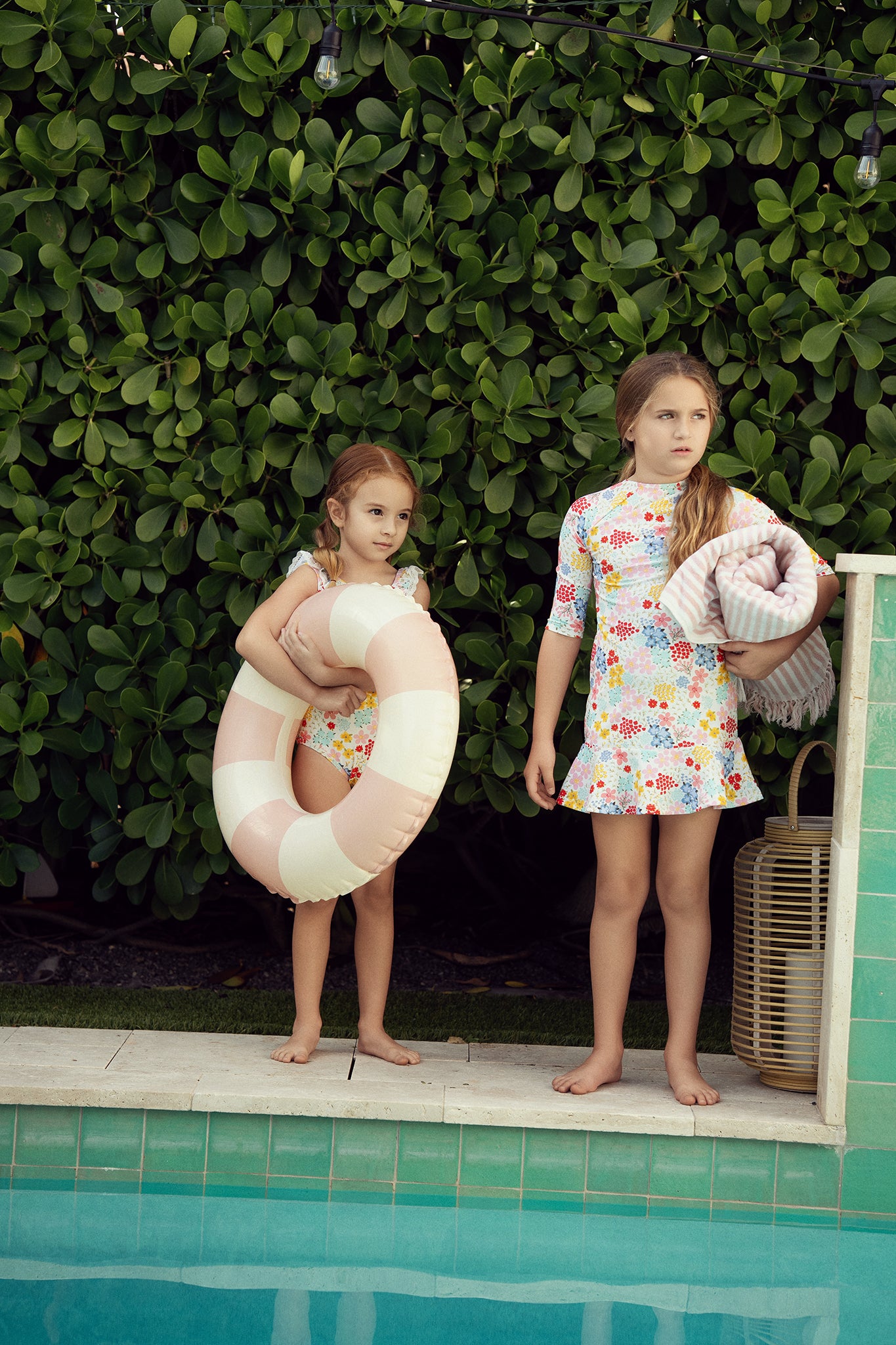 Floral Print Swim Suit in by Sunburnt