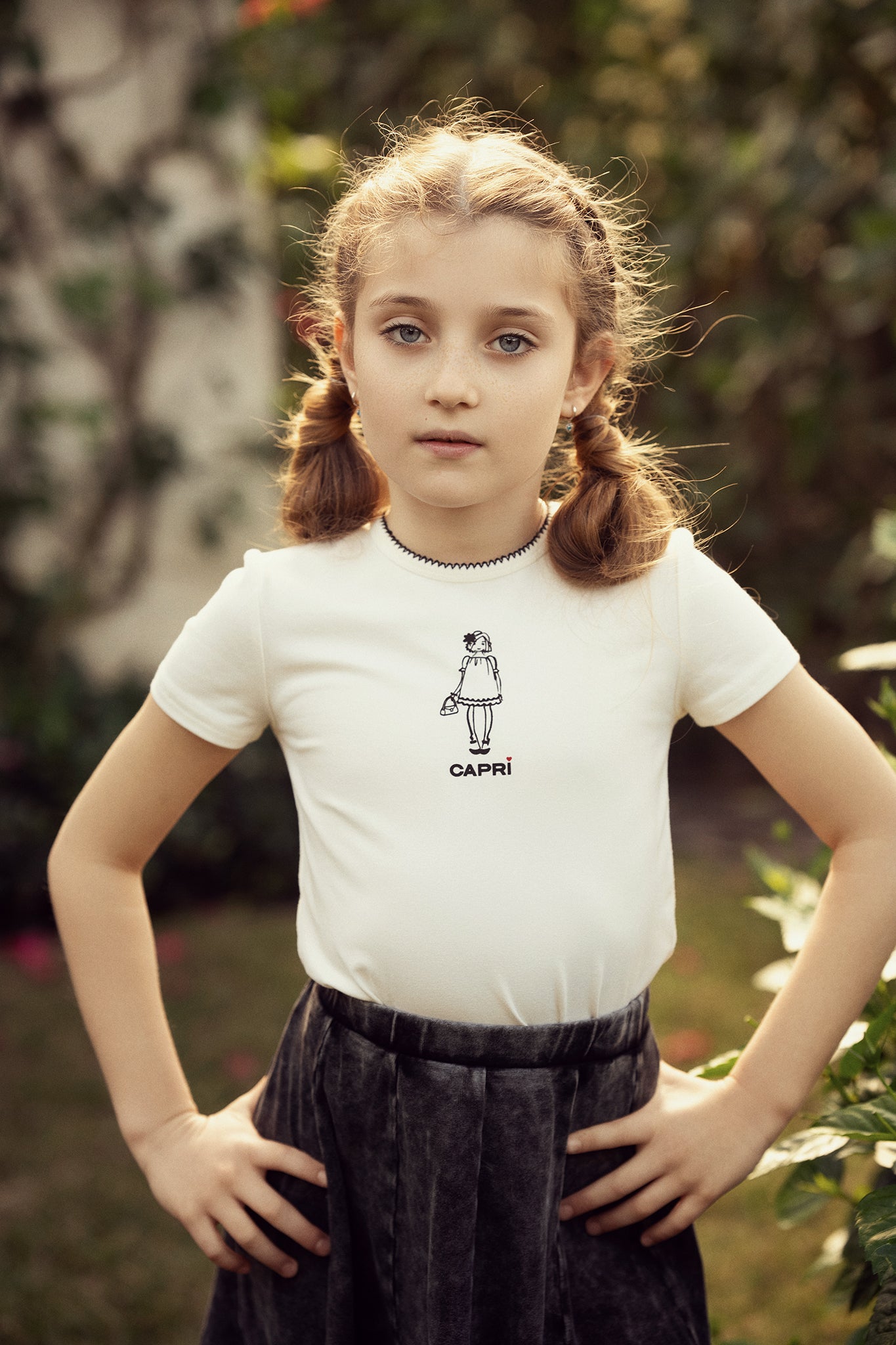 Capri Print Top in by Jolie Capri