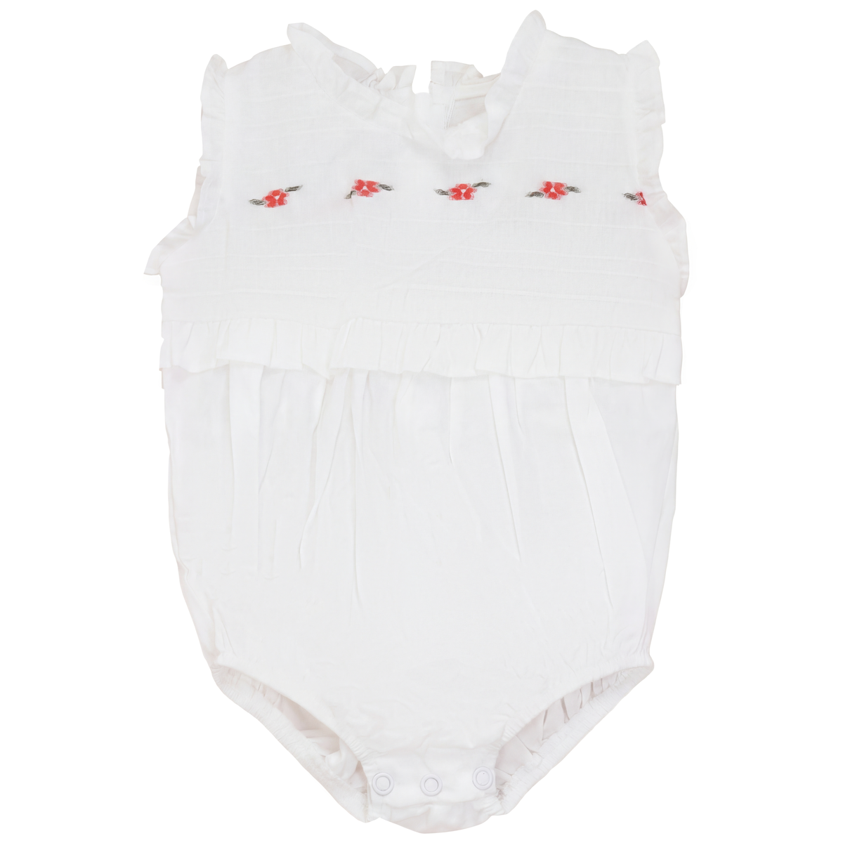 Floral Ruffle Bubble in White Red by The Umbrella Academy