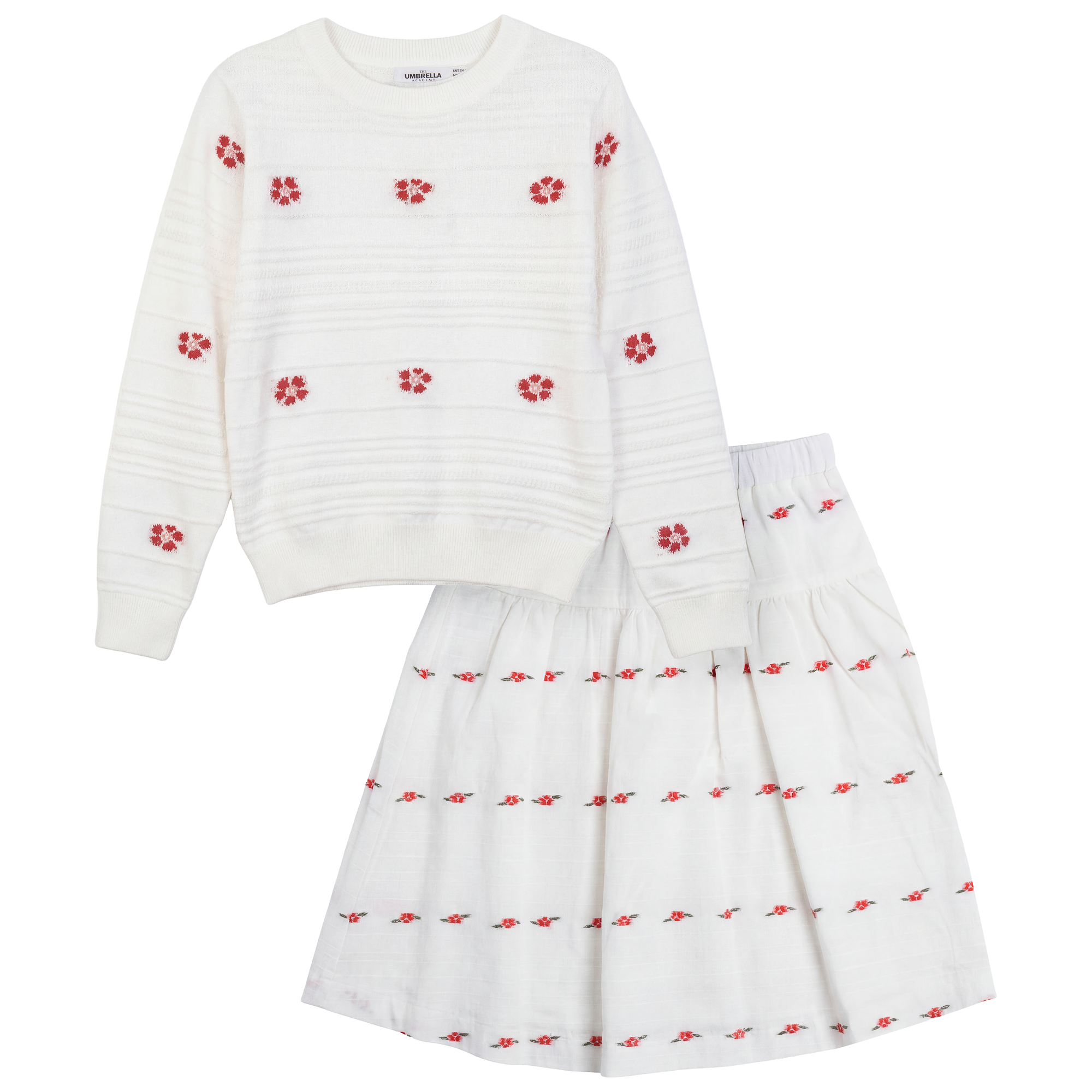 Floral Sweater Skirt Set in by The Umbrella Academy
