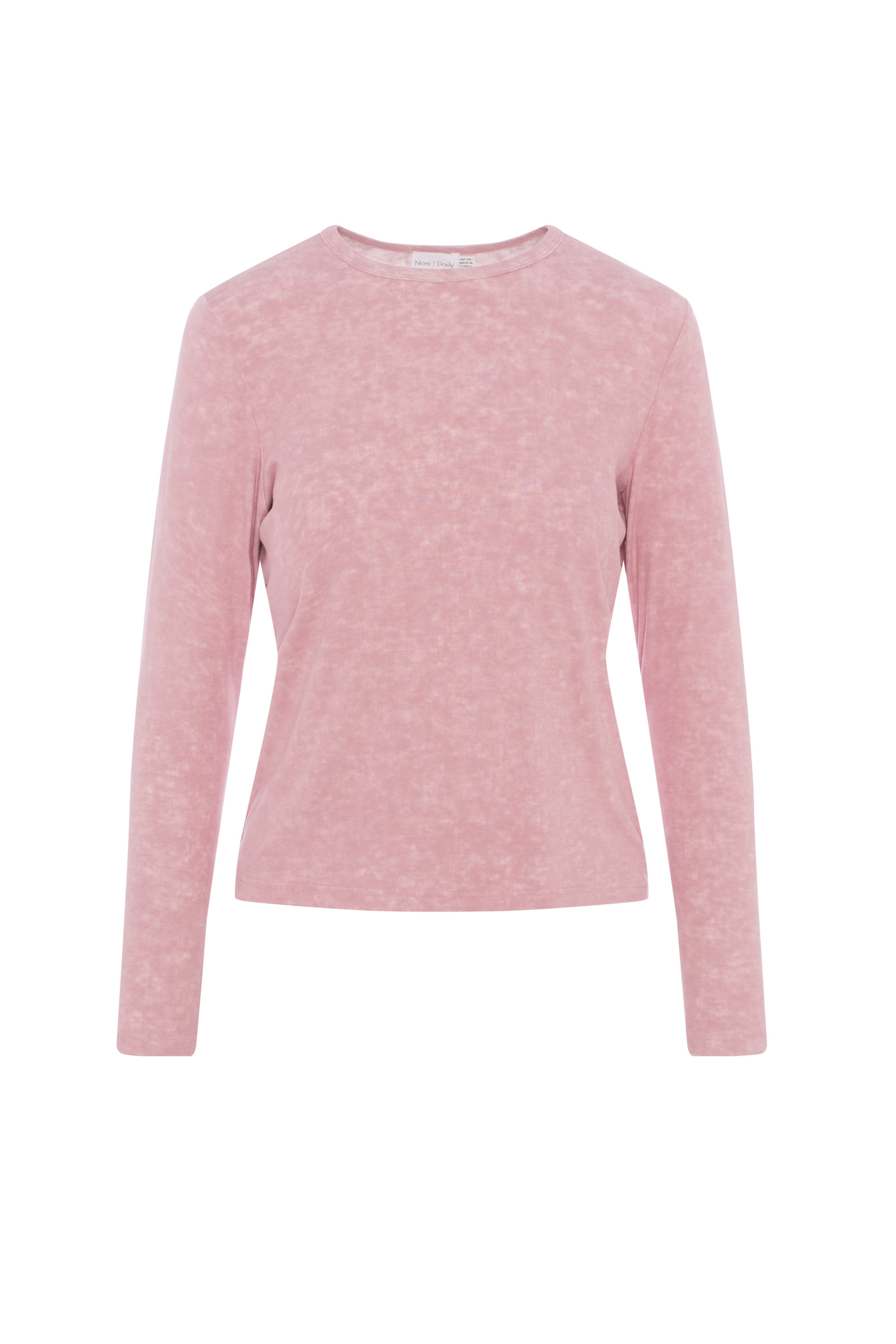 Distressed Cotton Top in Pink by Noni Daily