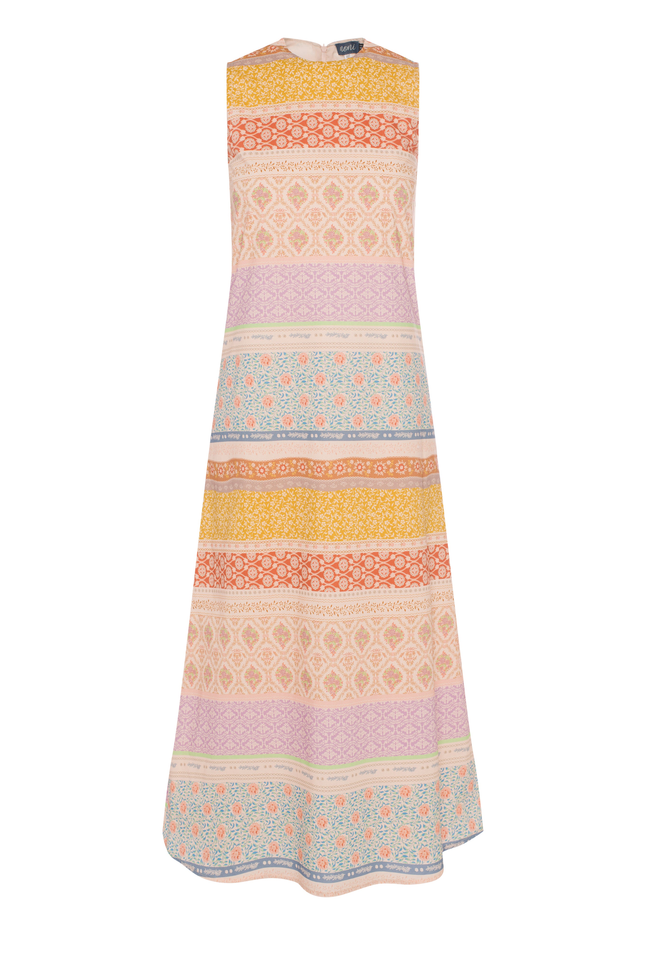 Printed Floral Jumper in Yellow Floral Print by Noni