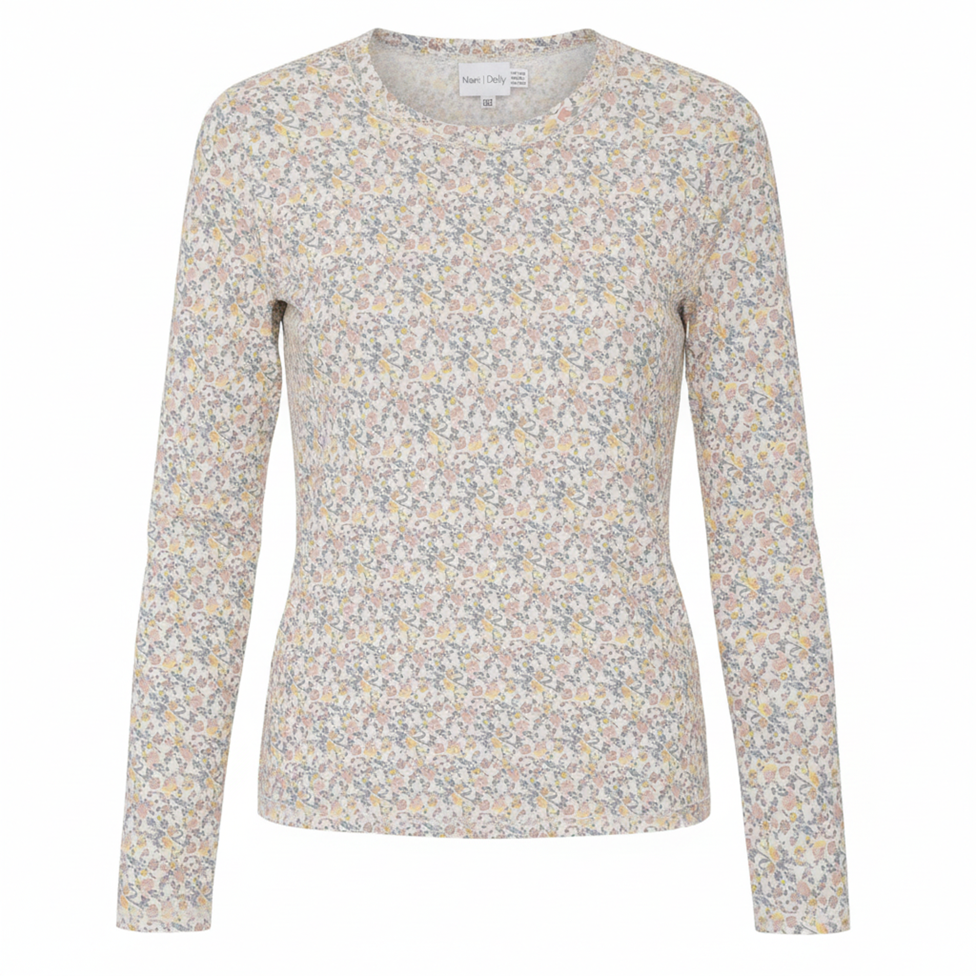 Floral Printed Tshirts in Ivory Pink by Noni Daily