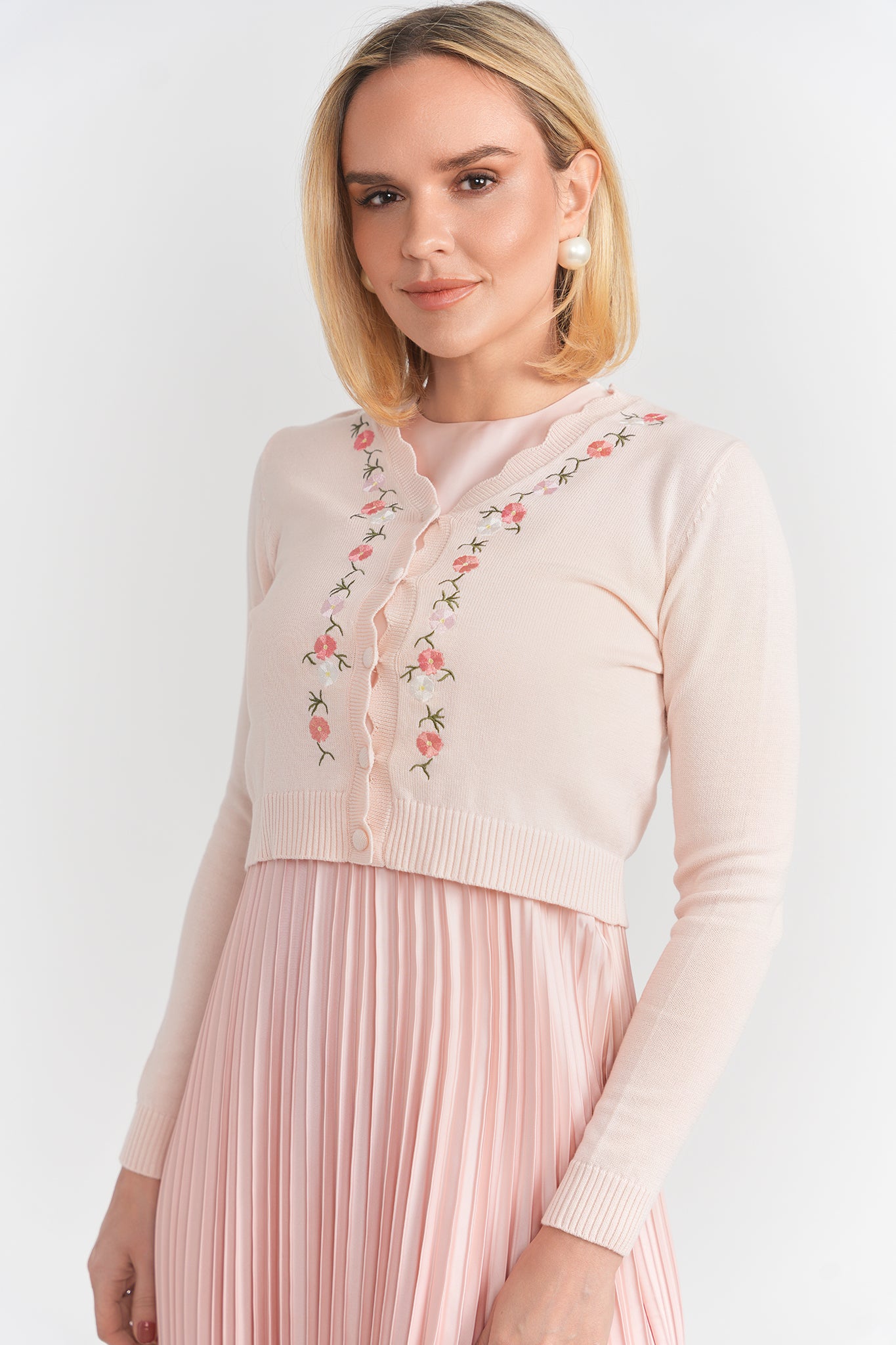 Pleated Jumper in by Noni