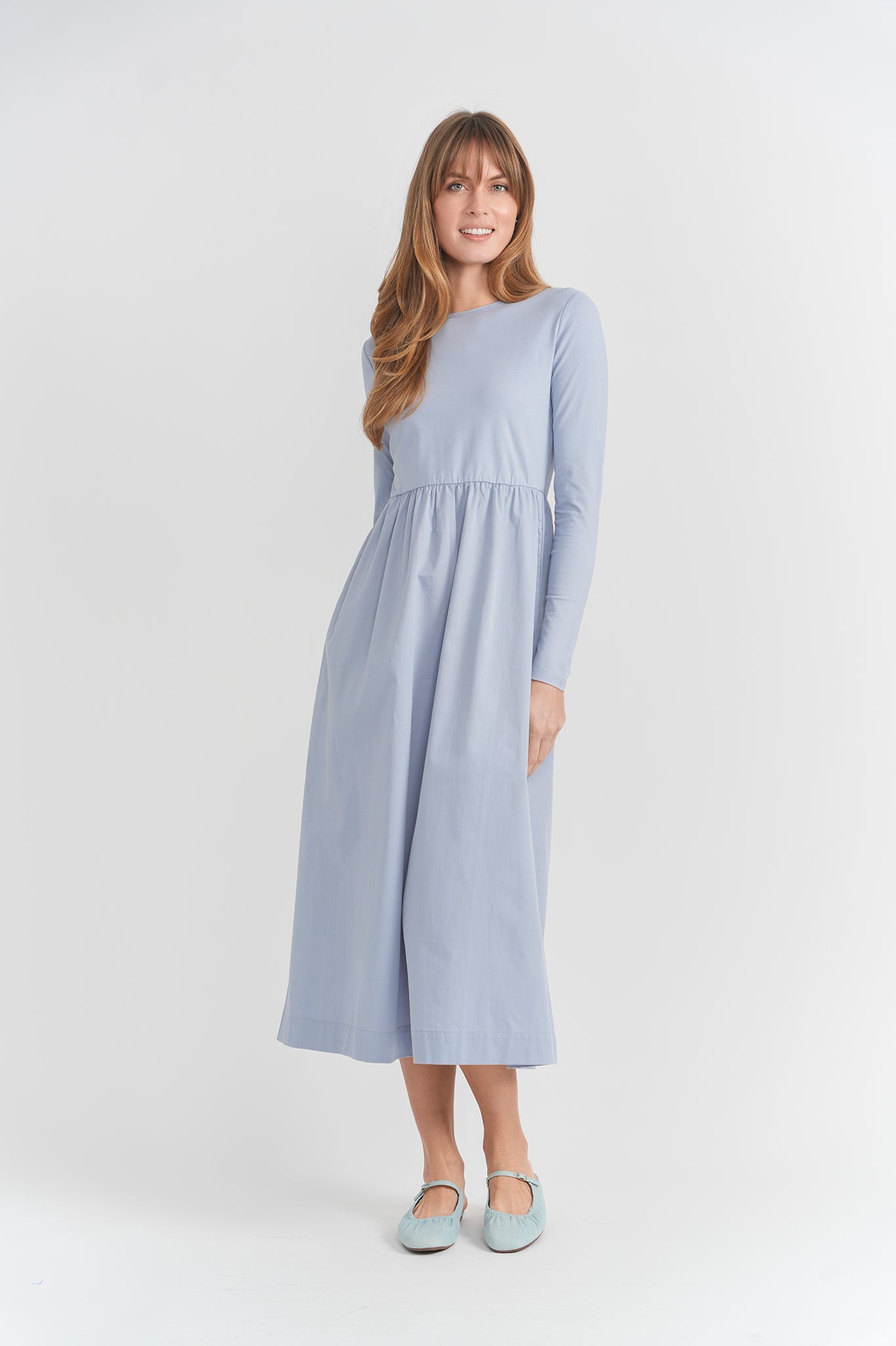 Woven Midi Dress in by Noni