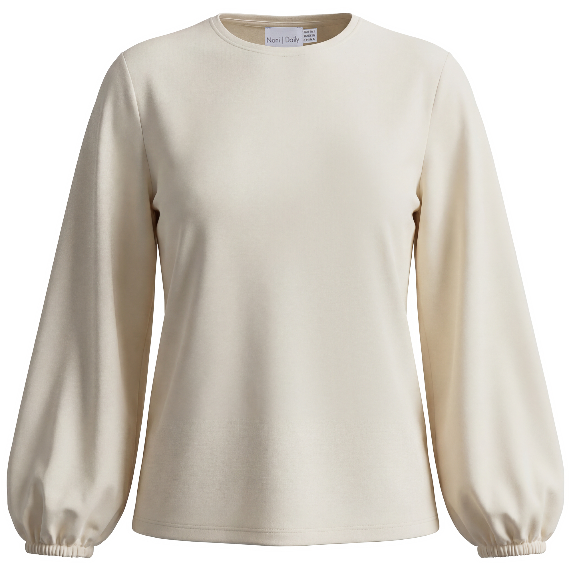 Bubble Blouse in Cream by Noni Daily