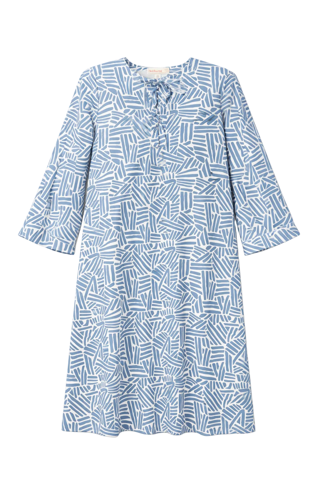Geo Print Swim Dress in Blue by Noni Daily