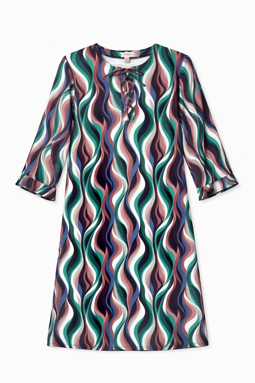 Geo Print Swim Dress in Multi Color by Noni Daily