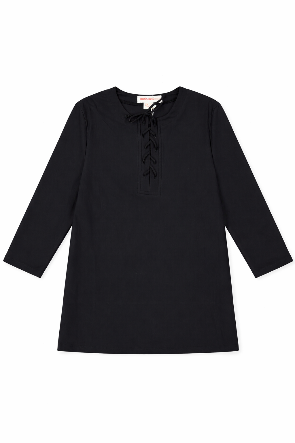 Geo Print Swim Top in Black by Noni Daily