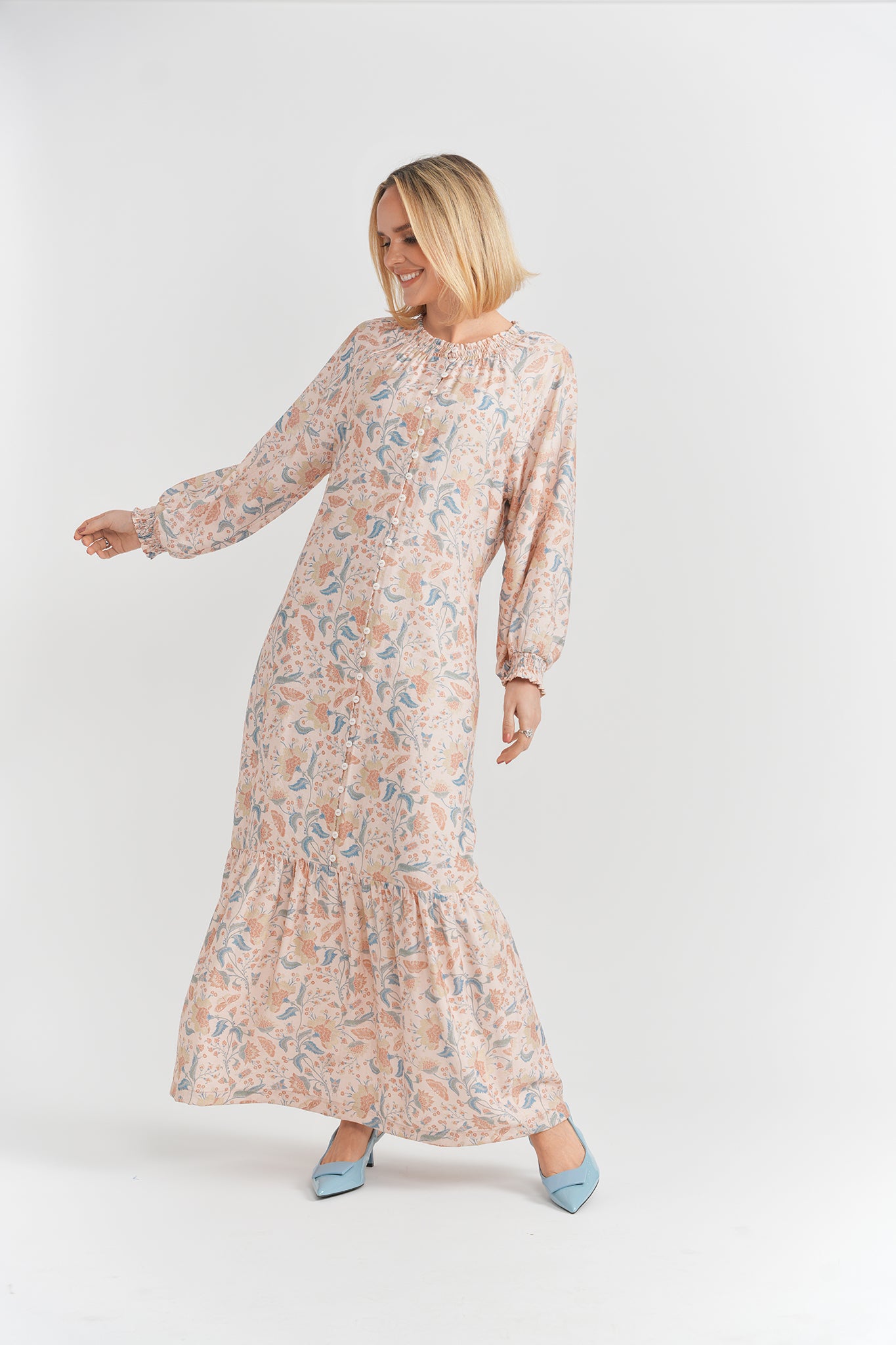 Floral Tiered Dress in by Noni