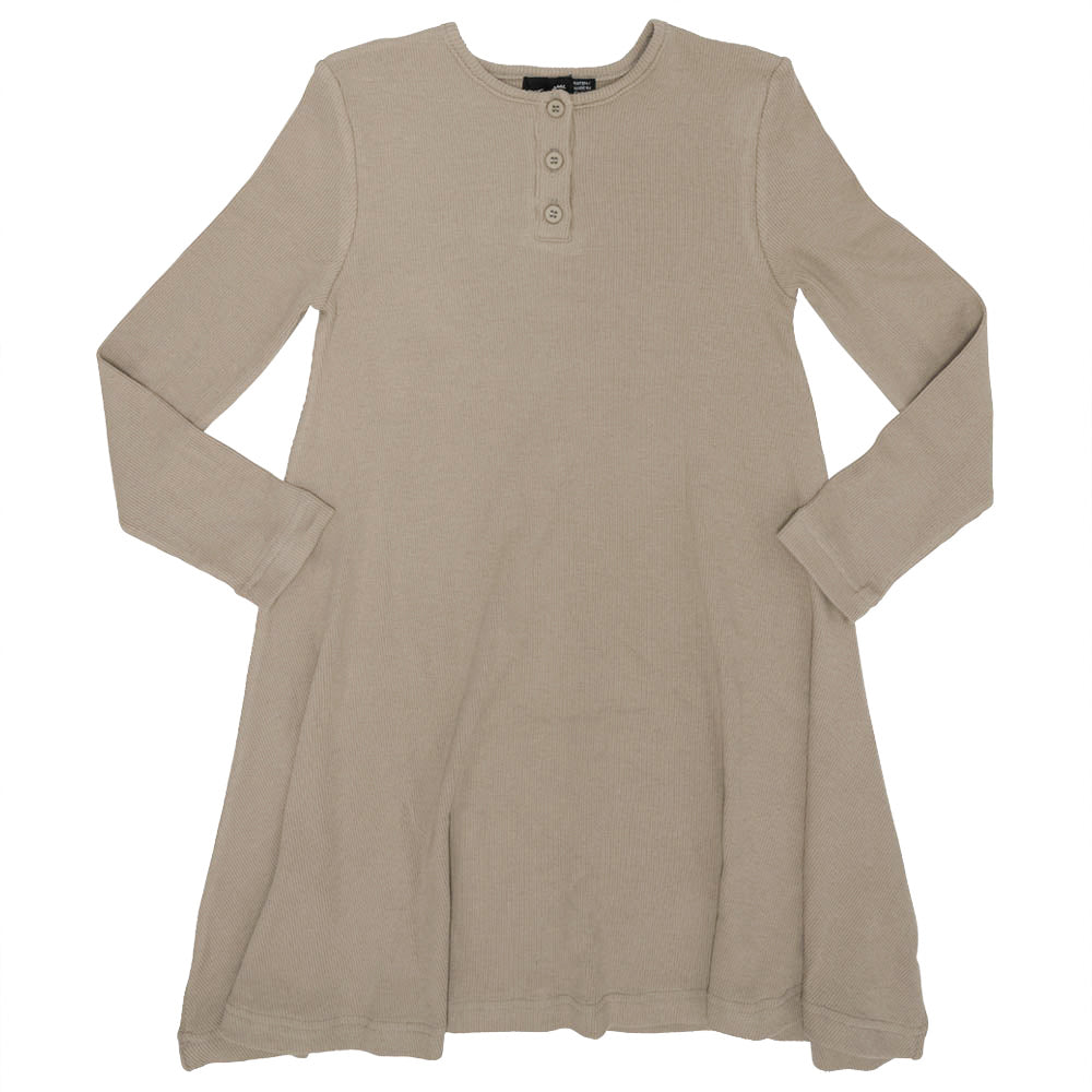 Basic Rib Dress in by Peek a boo