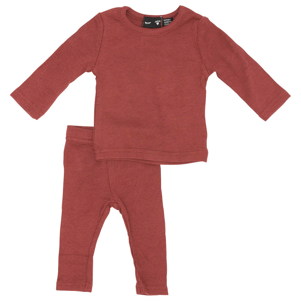 Basic Rib 2pc in Apple Butter by Peek a boo