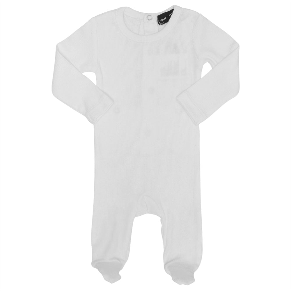 Basic Rib Onesie in Off White by Peek a boo