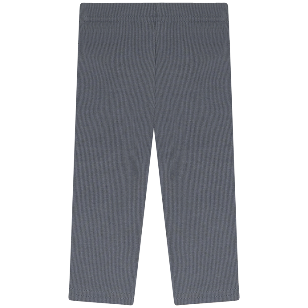 Rib Basic Henley leggings in Blue Grey by Peek a boo