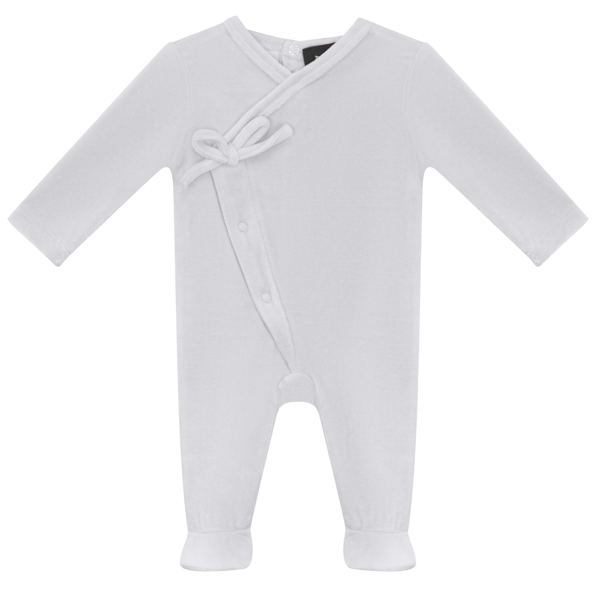 Fake Wrap Onesie in White by Peek a boo