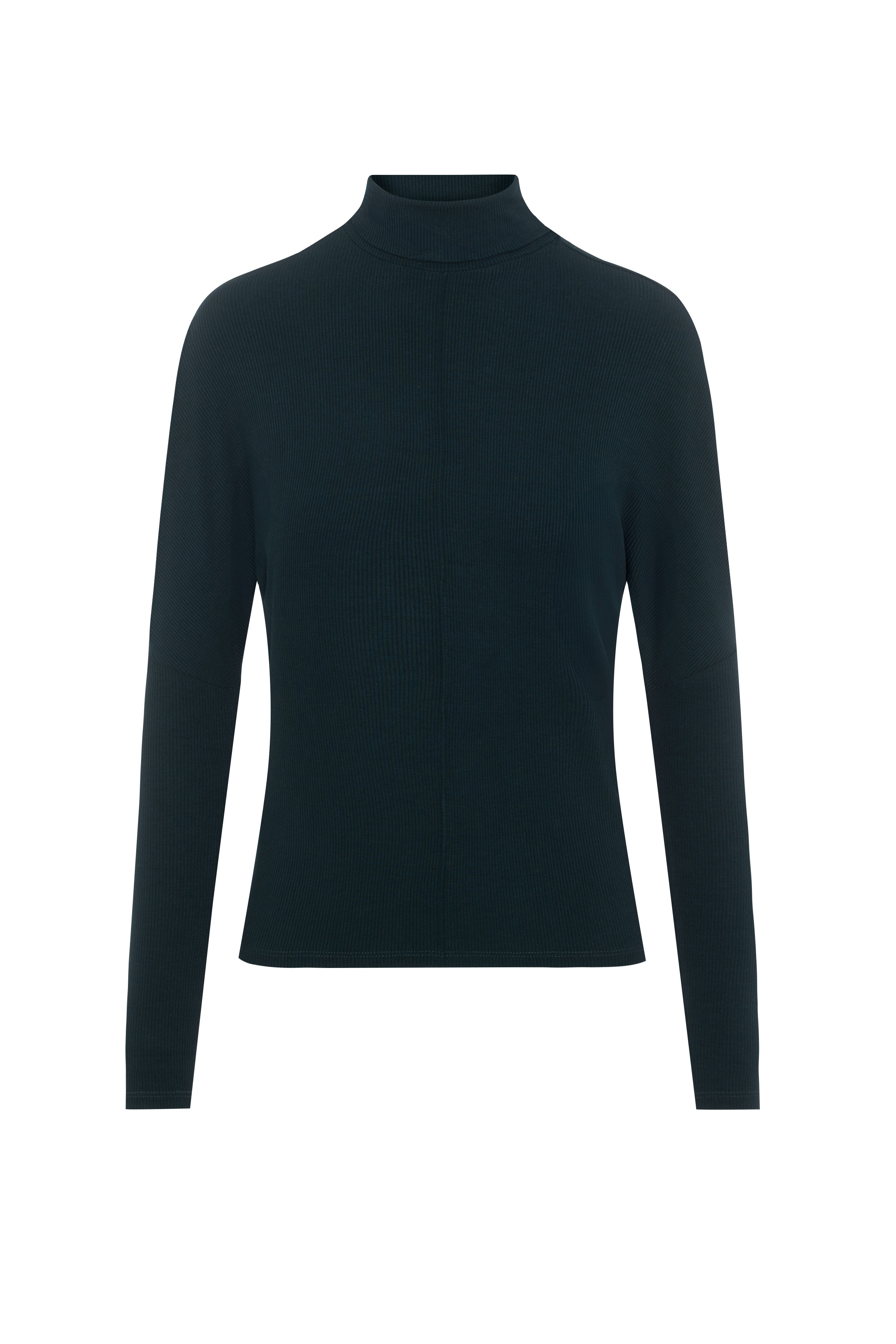 Dolman Turtle Neck Thin Knit Sweater in deep teal by E.U.X. Exclusive