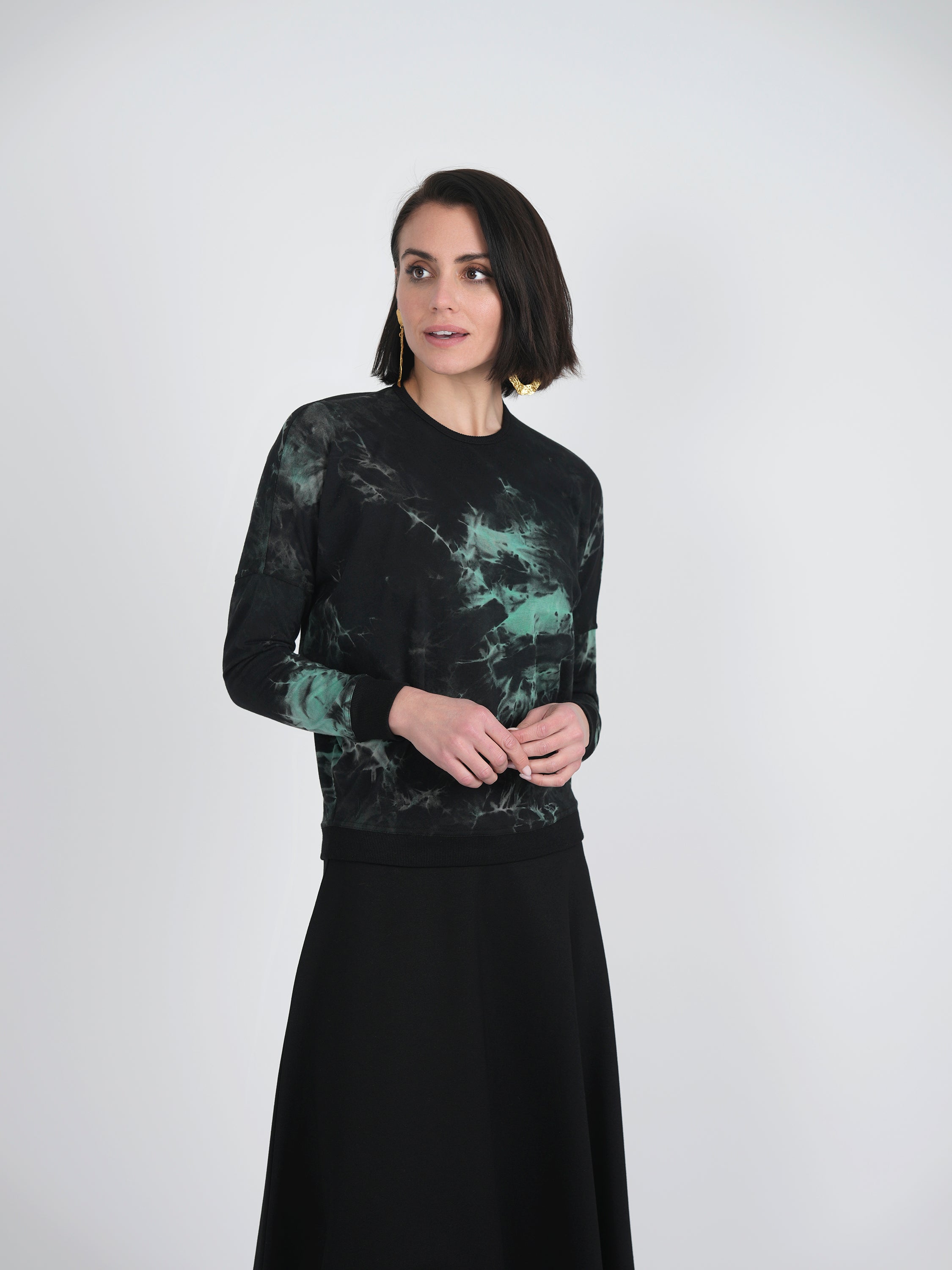 Tie Dye Dolman Top in by Spades