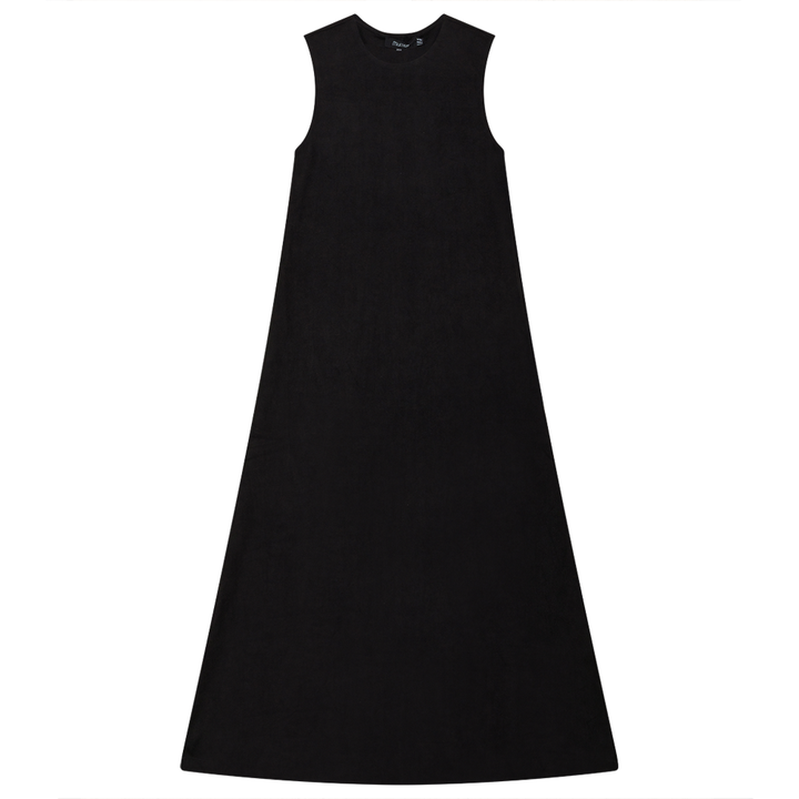 Ladies Suede Maxi Jumper Black Ladies Dress by {{ product_vemdor}}