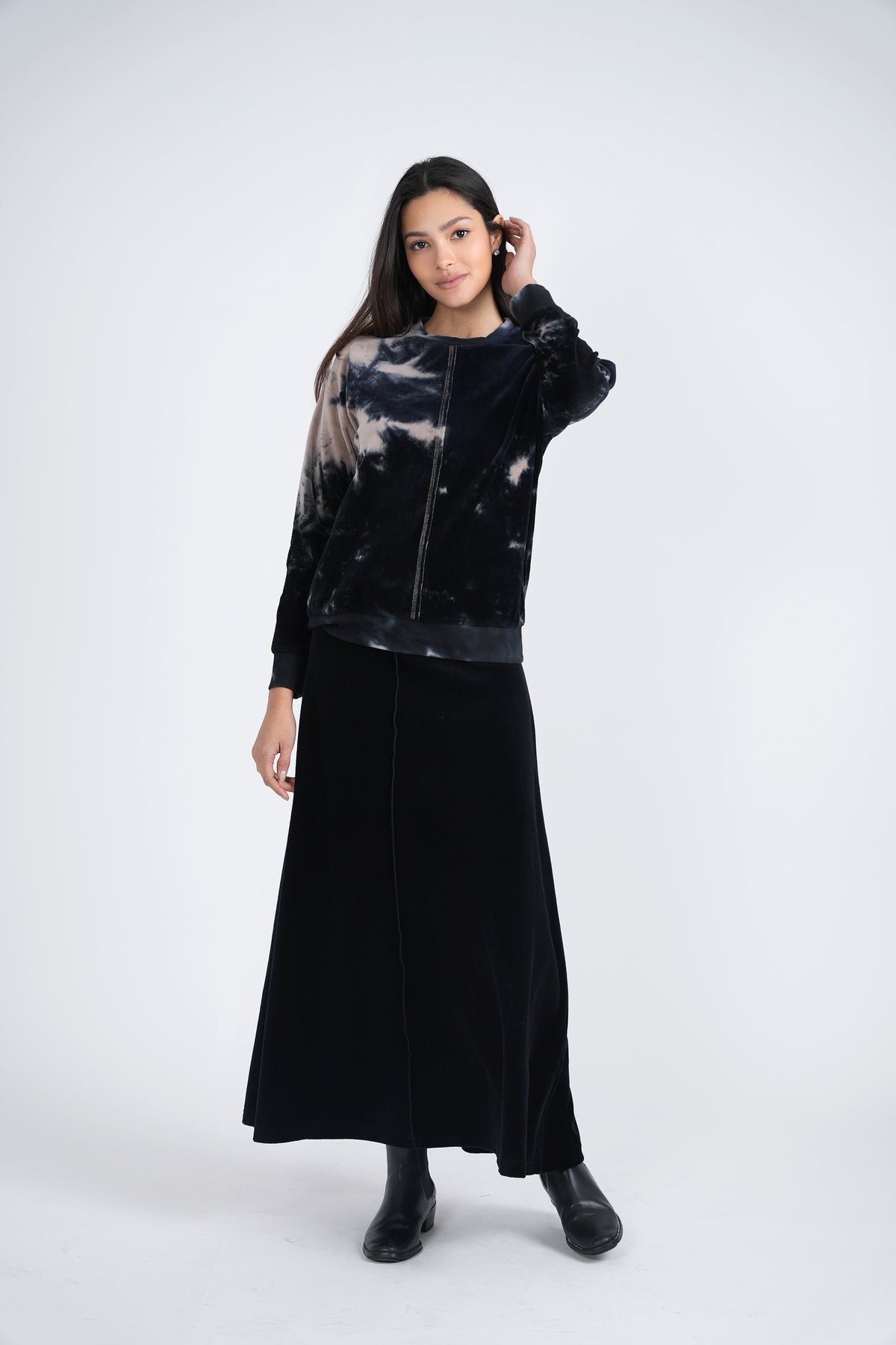 Tie Dye Splash Sweat Shirt in by Spades