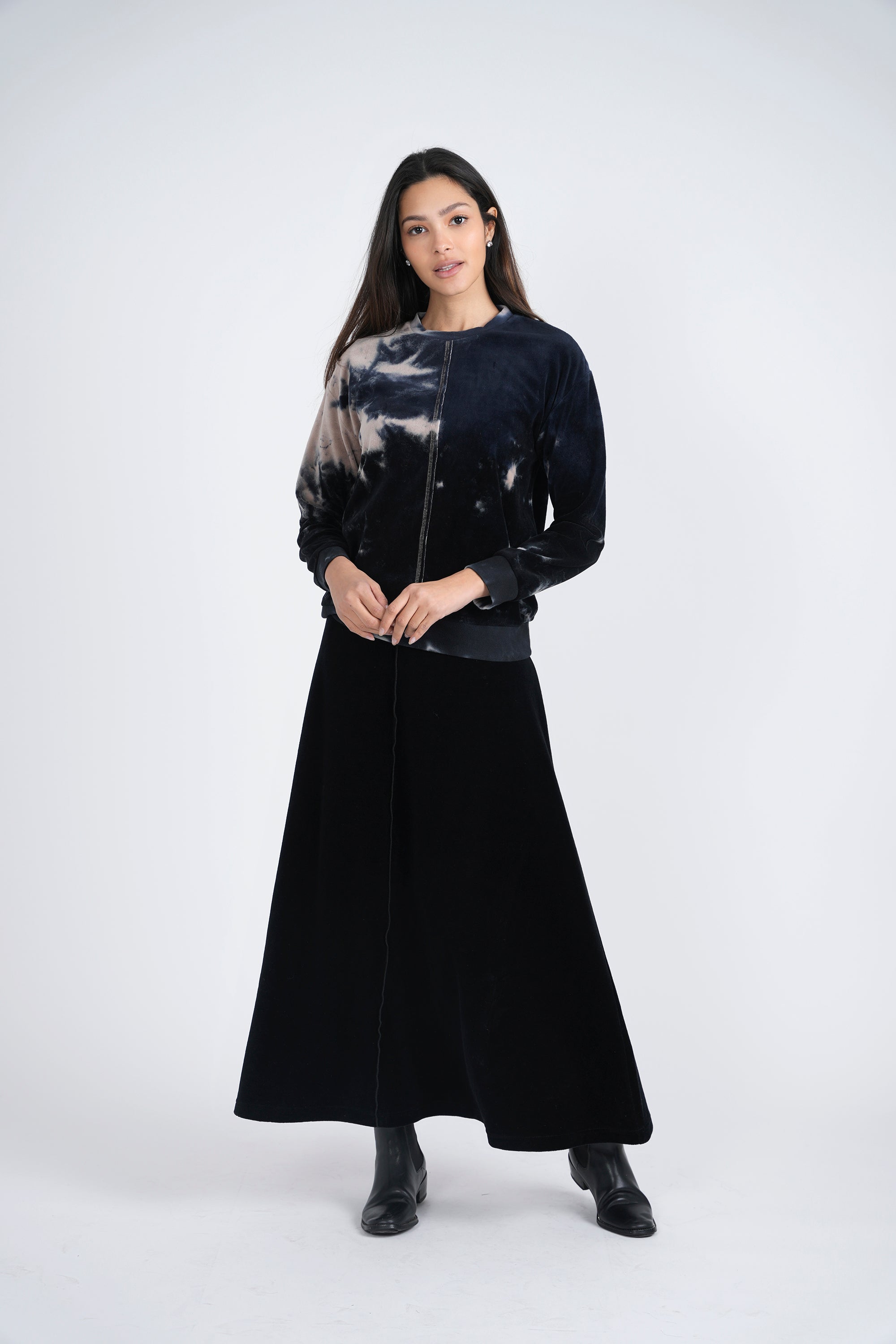 Tie Dye Splash Sweat Shirt in by Spades