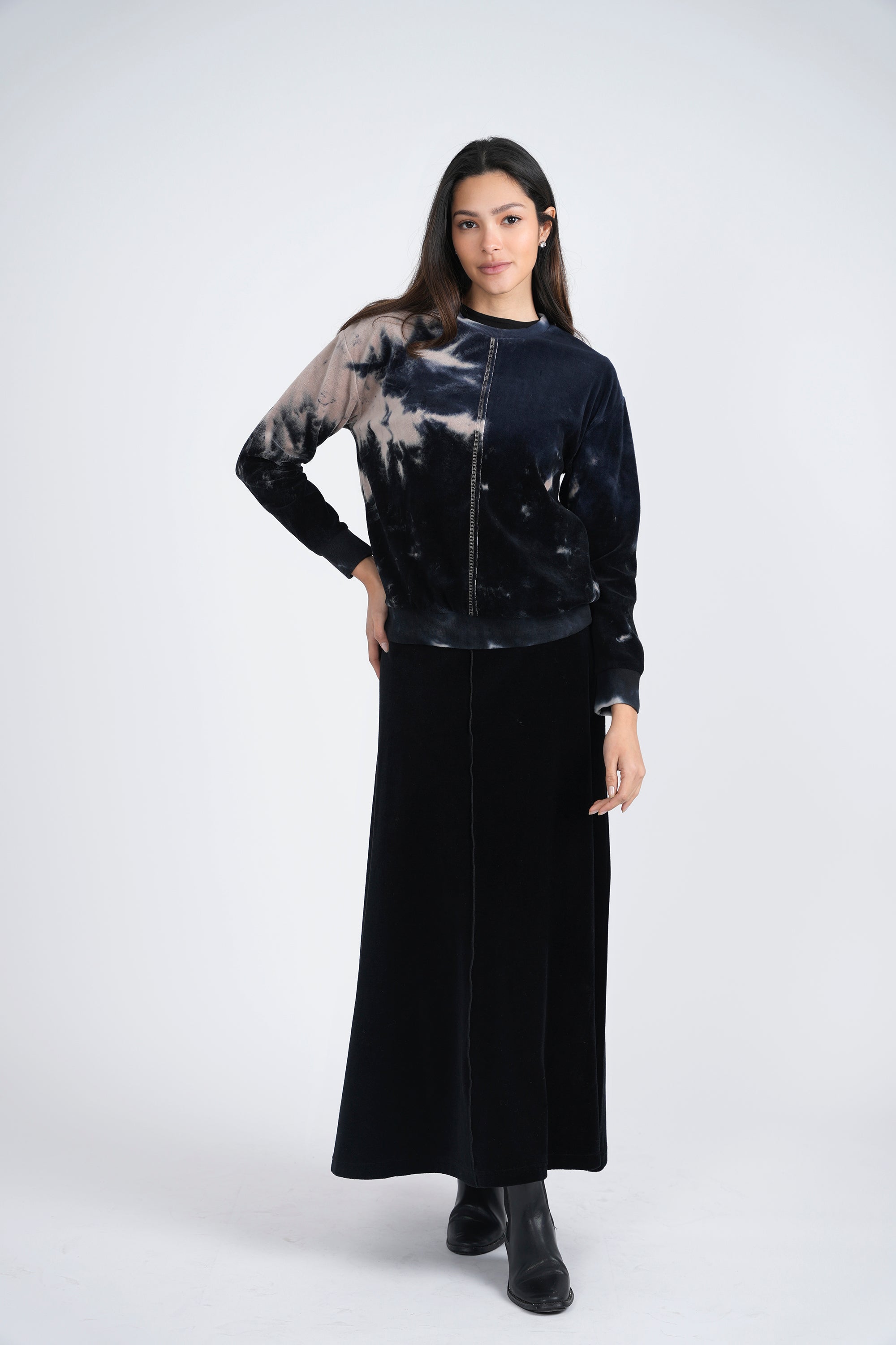 Tie Dye Splash Sweat Shirt in by Spades