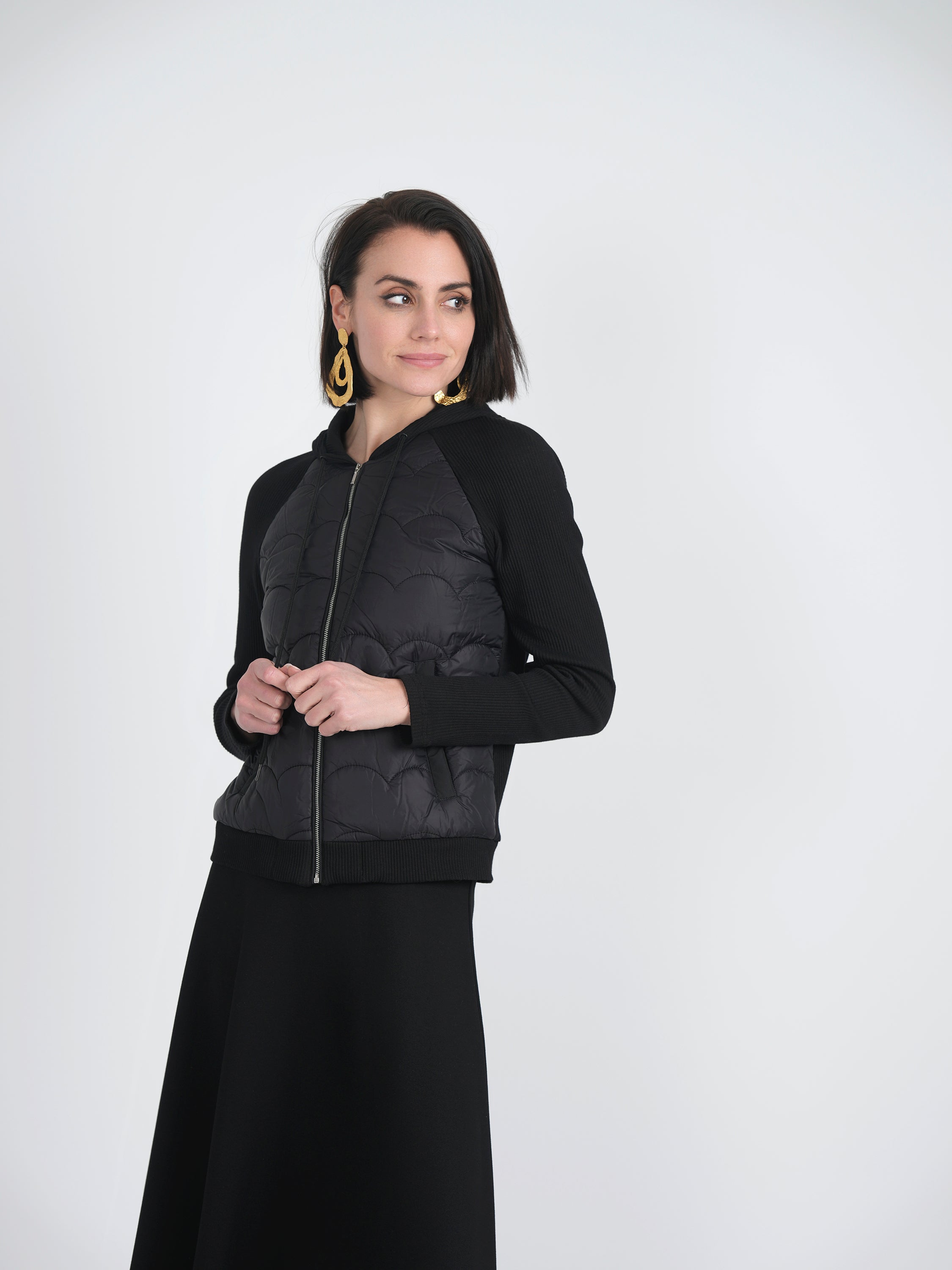 Jacket with Zipper in by Oops