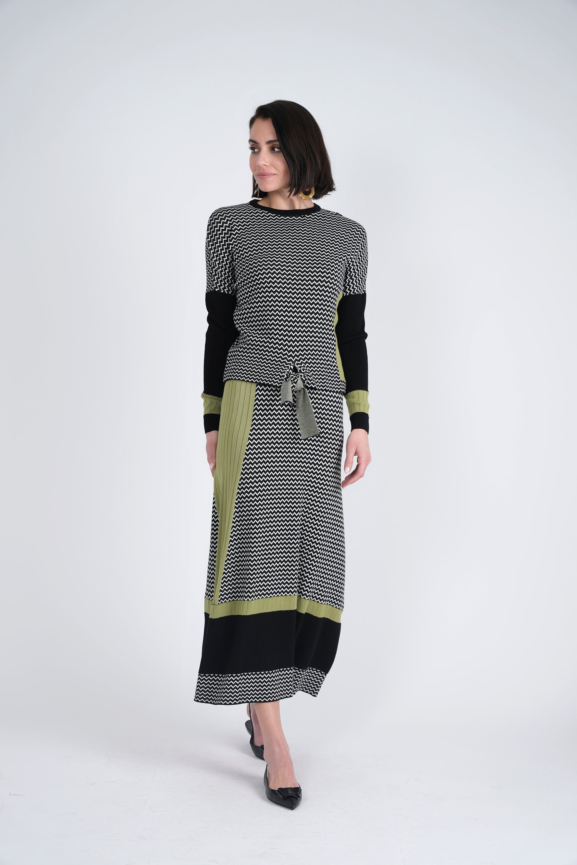 Textured Knit 2 PC Set in by Birt UK