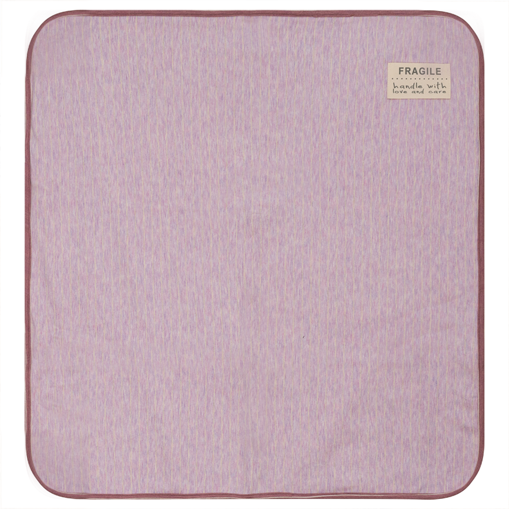 Stripe Stretch Knit Blanket in Mauve One Size by Fragile