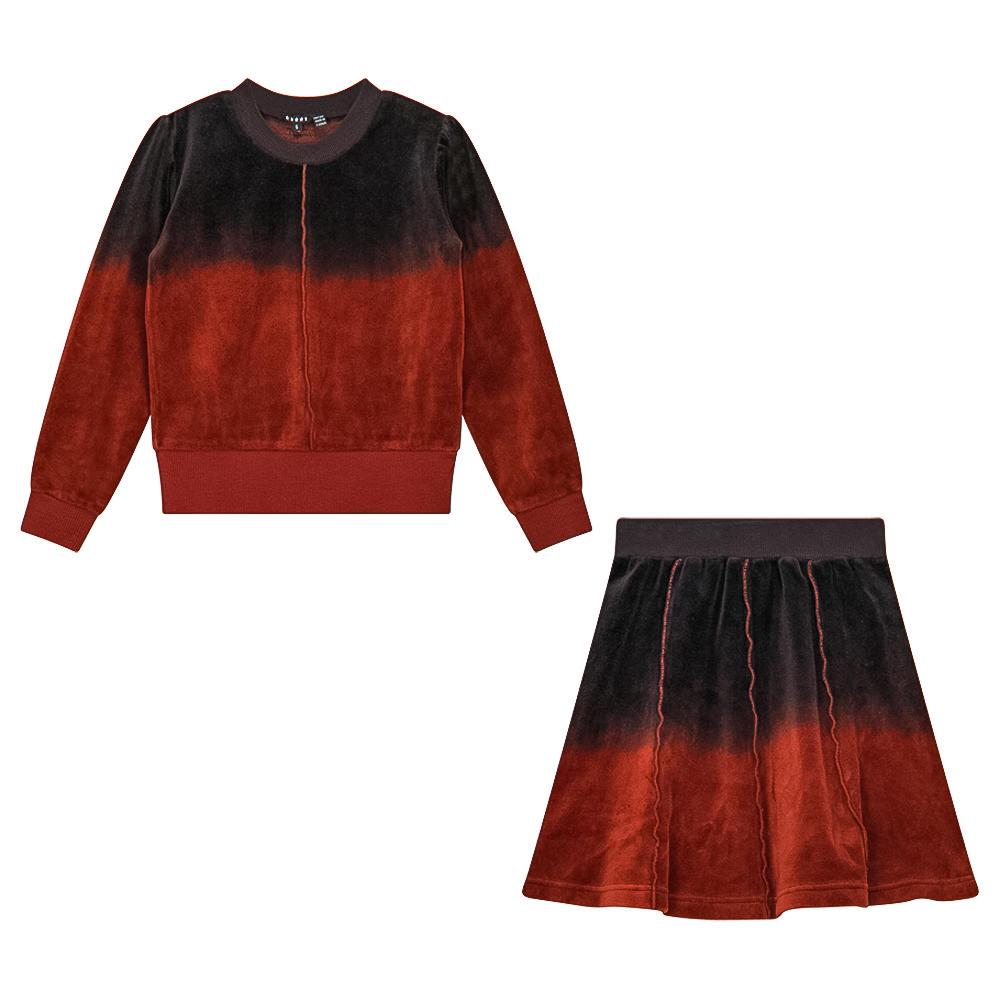 Dip Dye 2pc Set in Light Cabernet Black by 5 Stars
