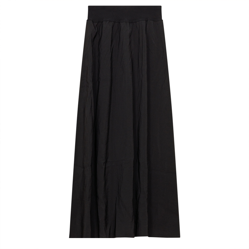Faux Suede Skirt in Black by 5 Stars
