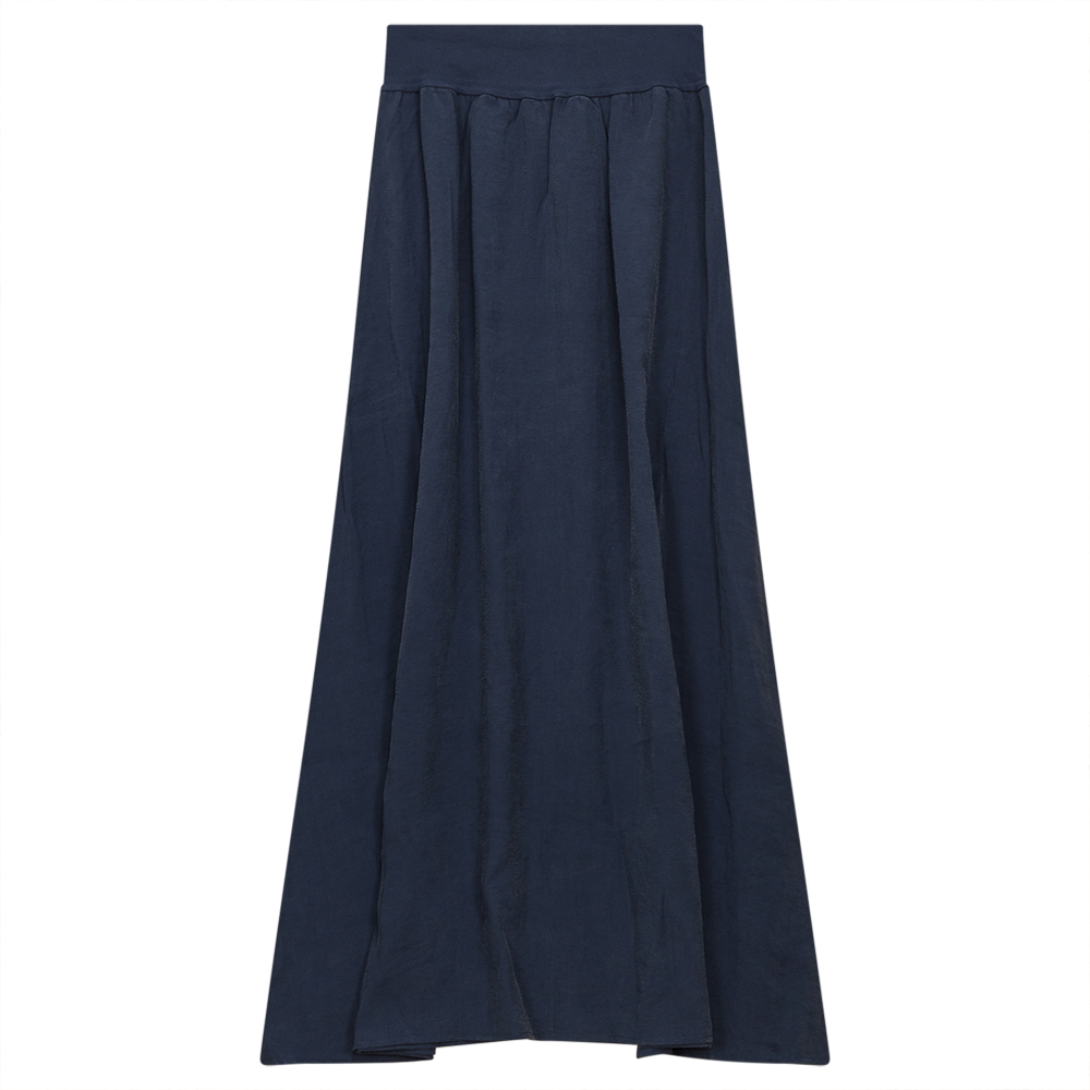 Faux Suede Skirt in Midnight by 5 Stars