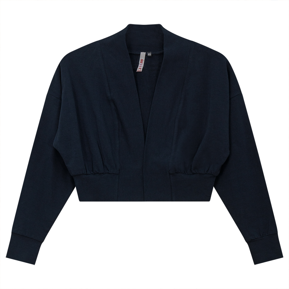 Crop Cardigan in Midnight by Ginger