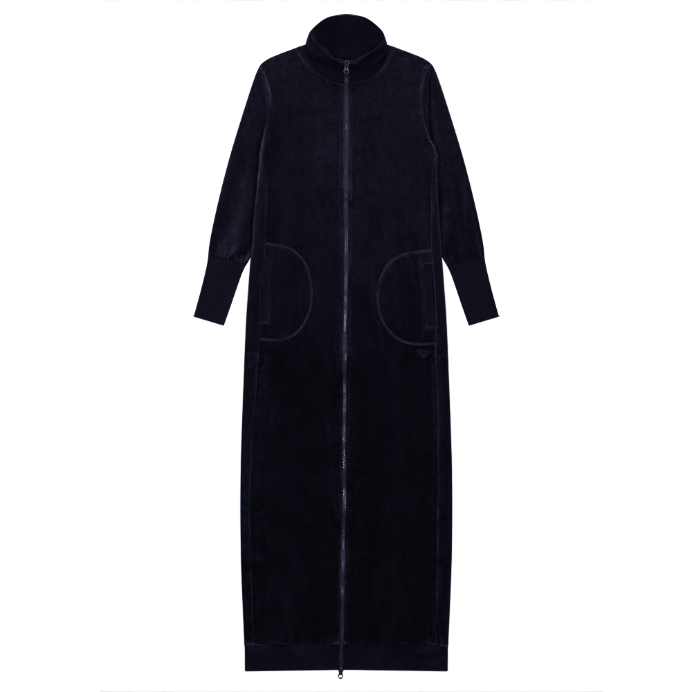 Maxi Dress with Turtle Neck in Midnight by FYI