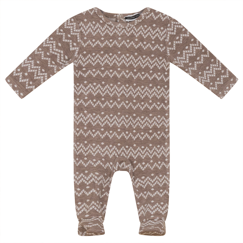 Zigzag Rib Onesie Toast Baby Romper by {{ product_vemdor}}