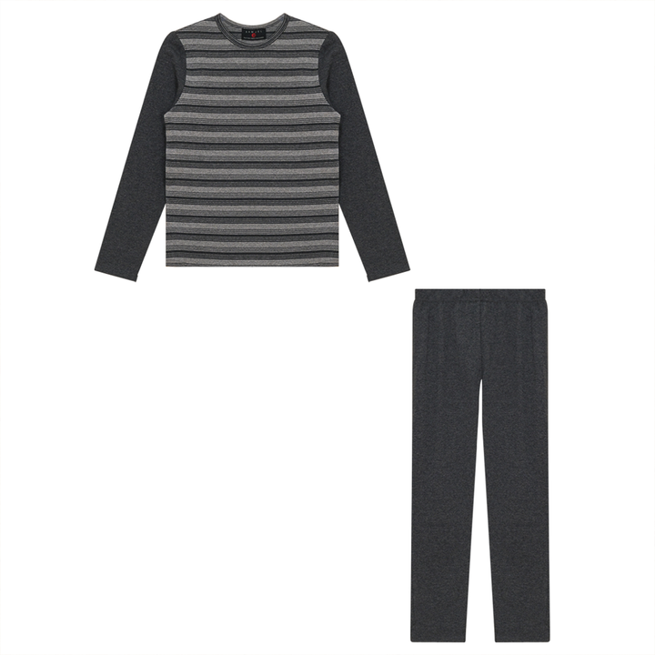 Ribbed 2 Piece Set Charcoal 2 pc Boys Set by {{ product_vemdor}}