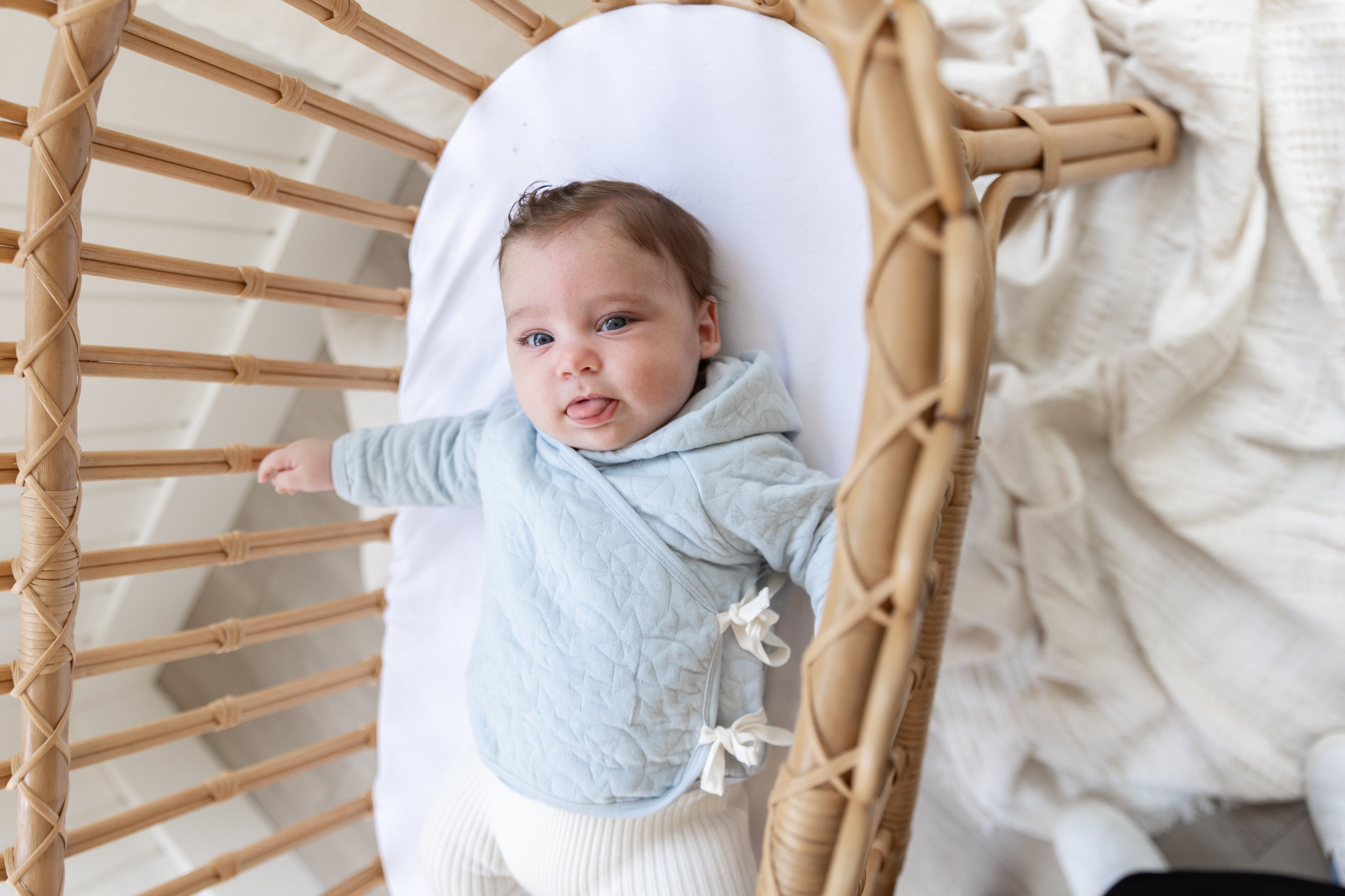 Stars Quilted Jacket in by Bebe Bella