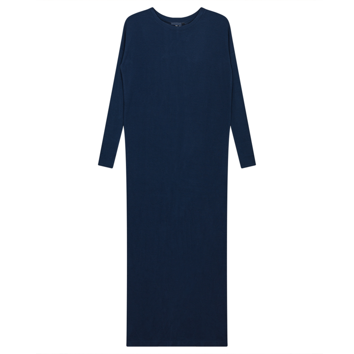 Rib Midi Dress Insignia Blue Ladies Dress by {{ product_vemdor}}