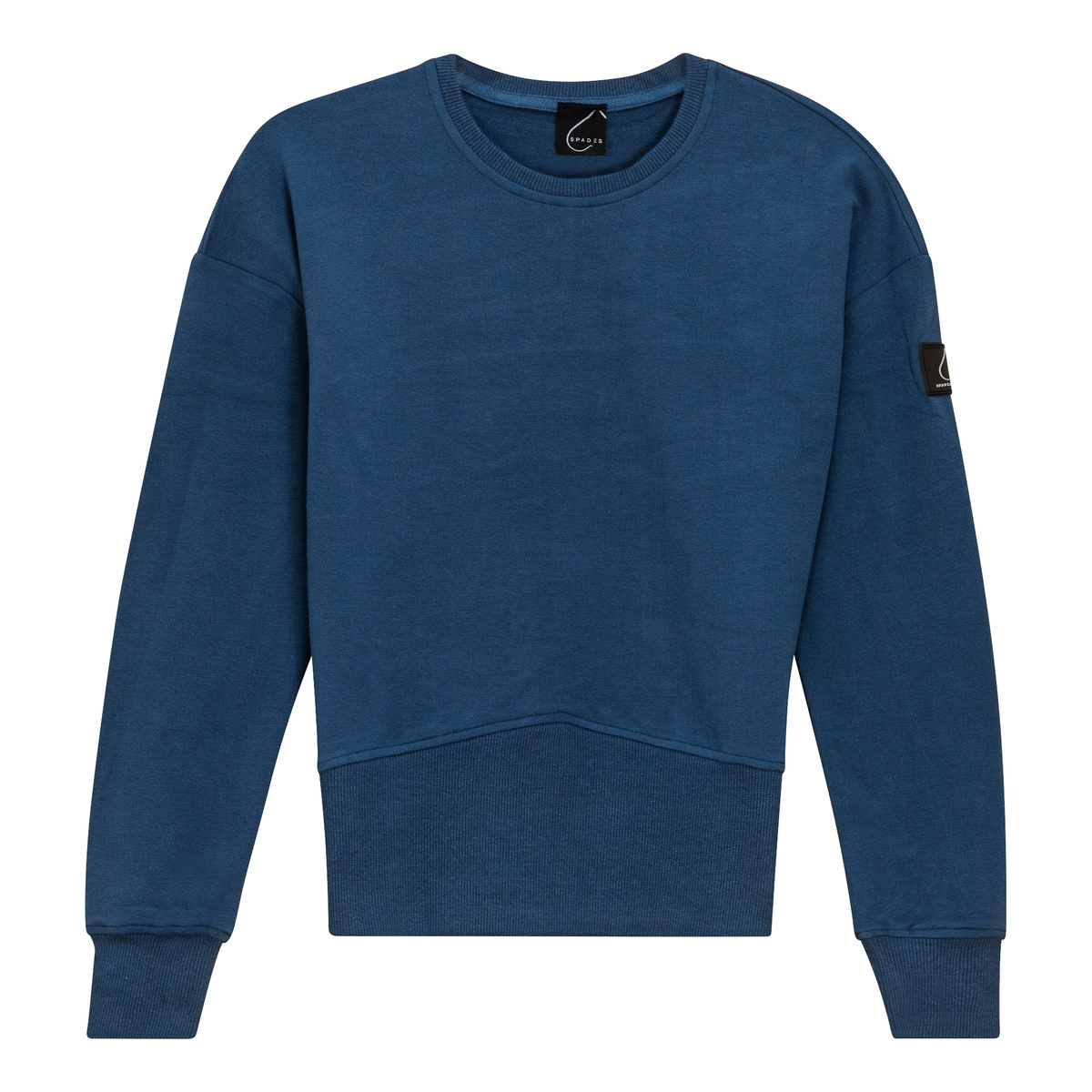 Combo Ribbed Sweatshirt in Dark Denim by Spades