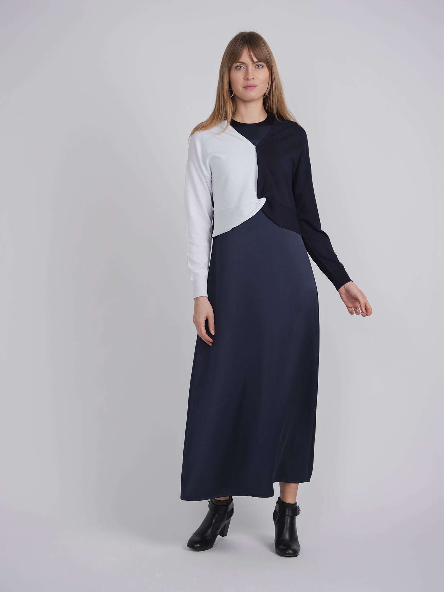 Ladies Knit Knot Bolero in by Vivid