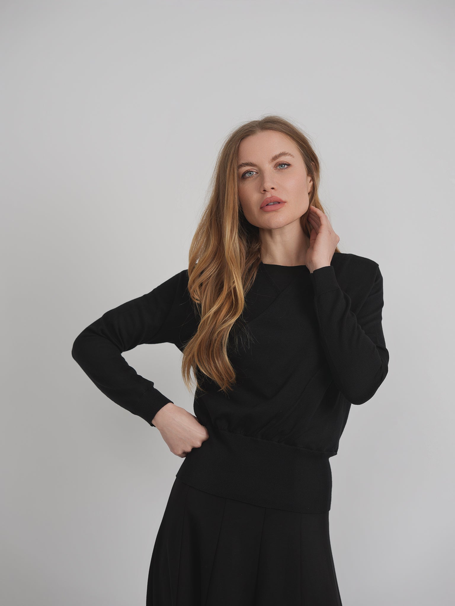 Wrap Knit Sweater in by E.U.X. Exclusive